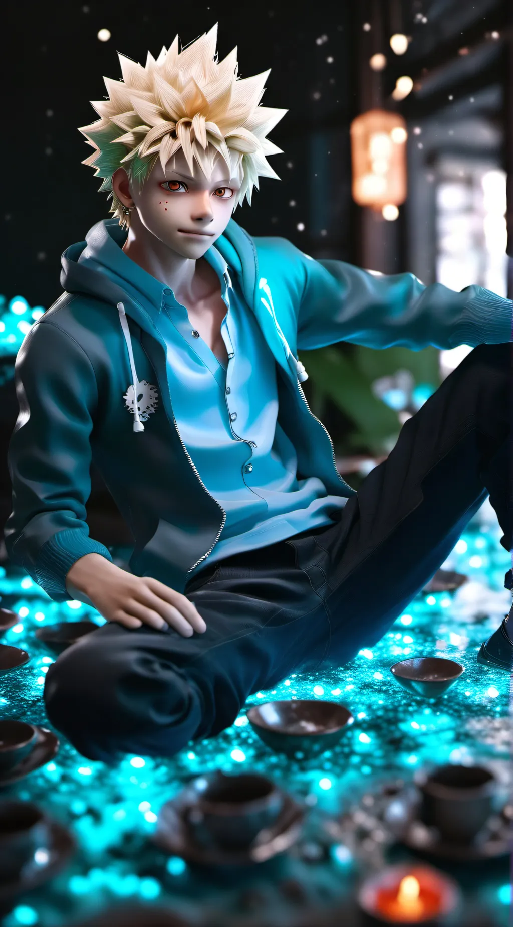 ai character: Bakugo background