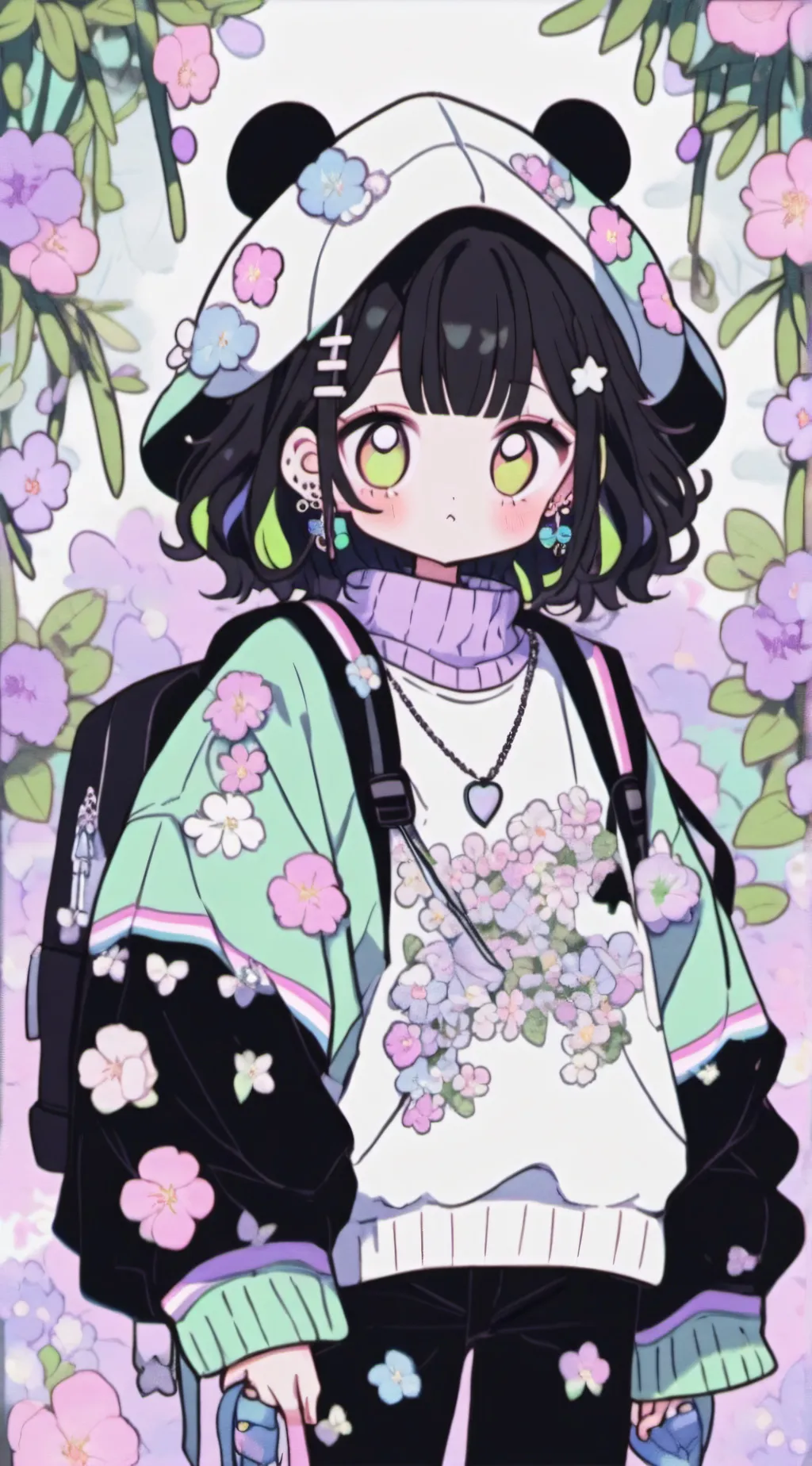 ai character: I'm back!  background