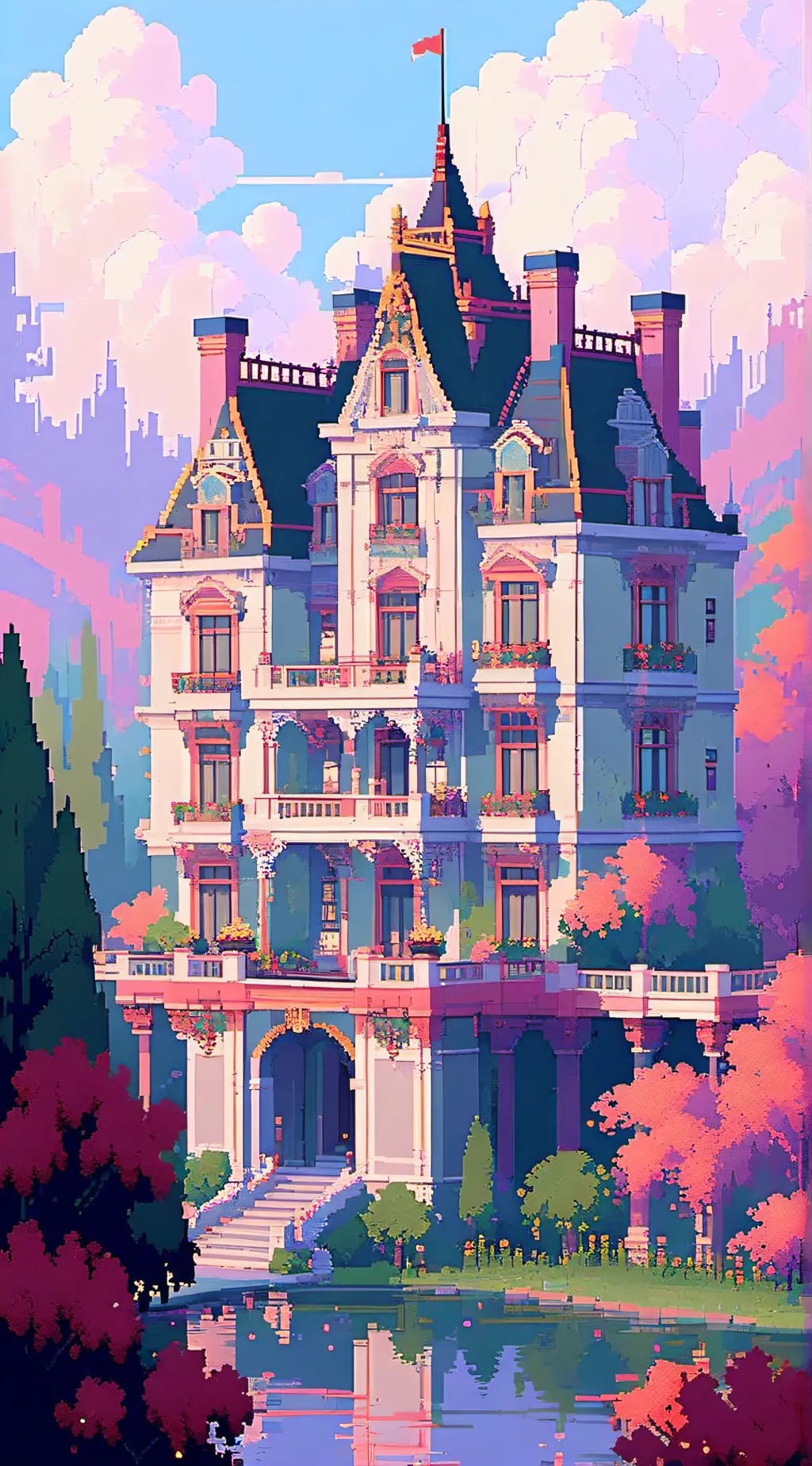 ai character: HH in ur house background