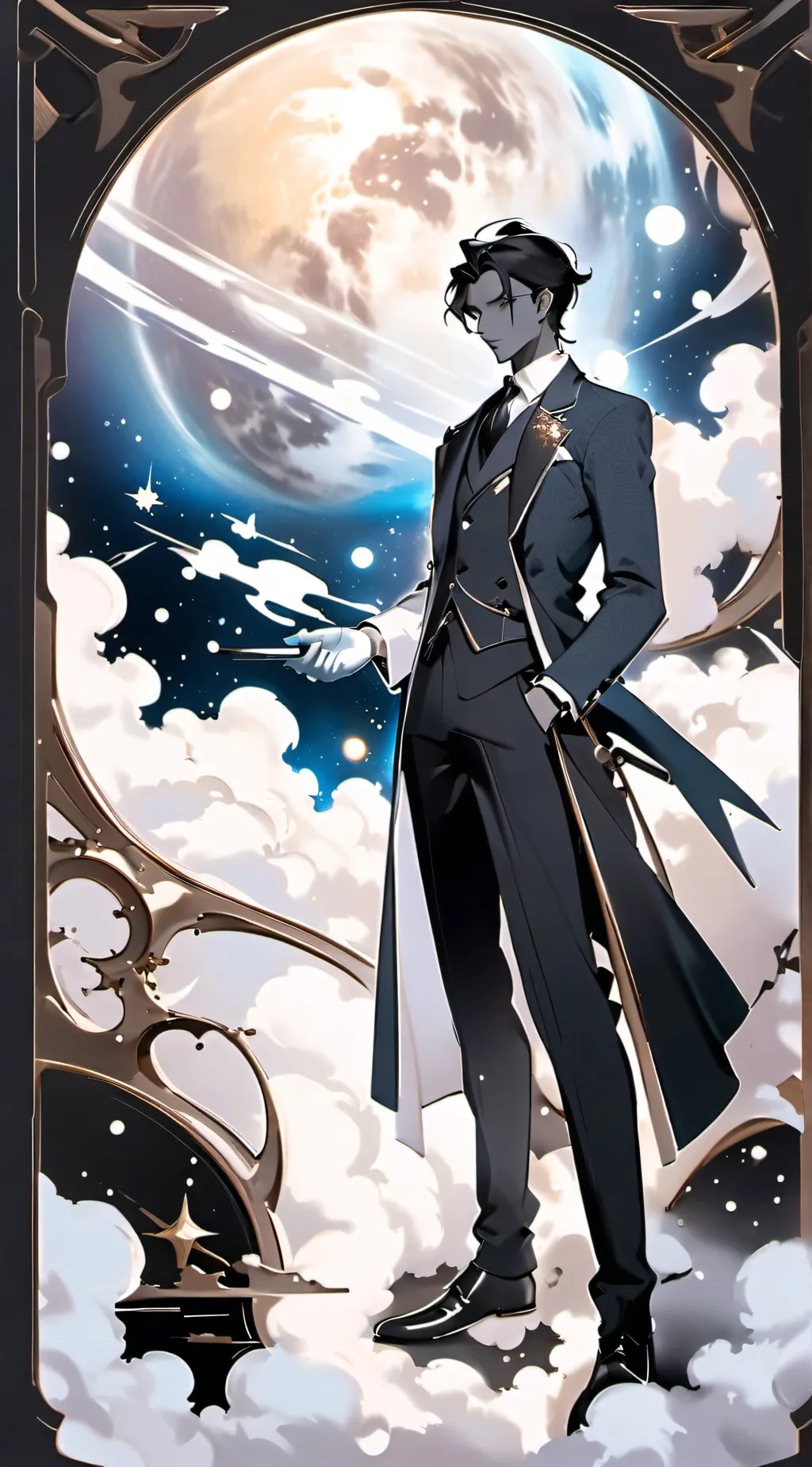 ai character: Neptune background
