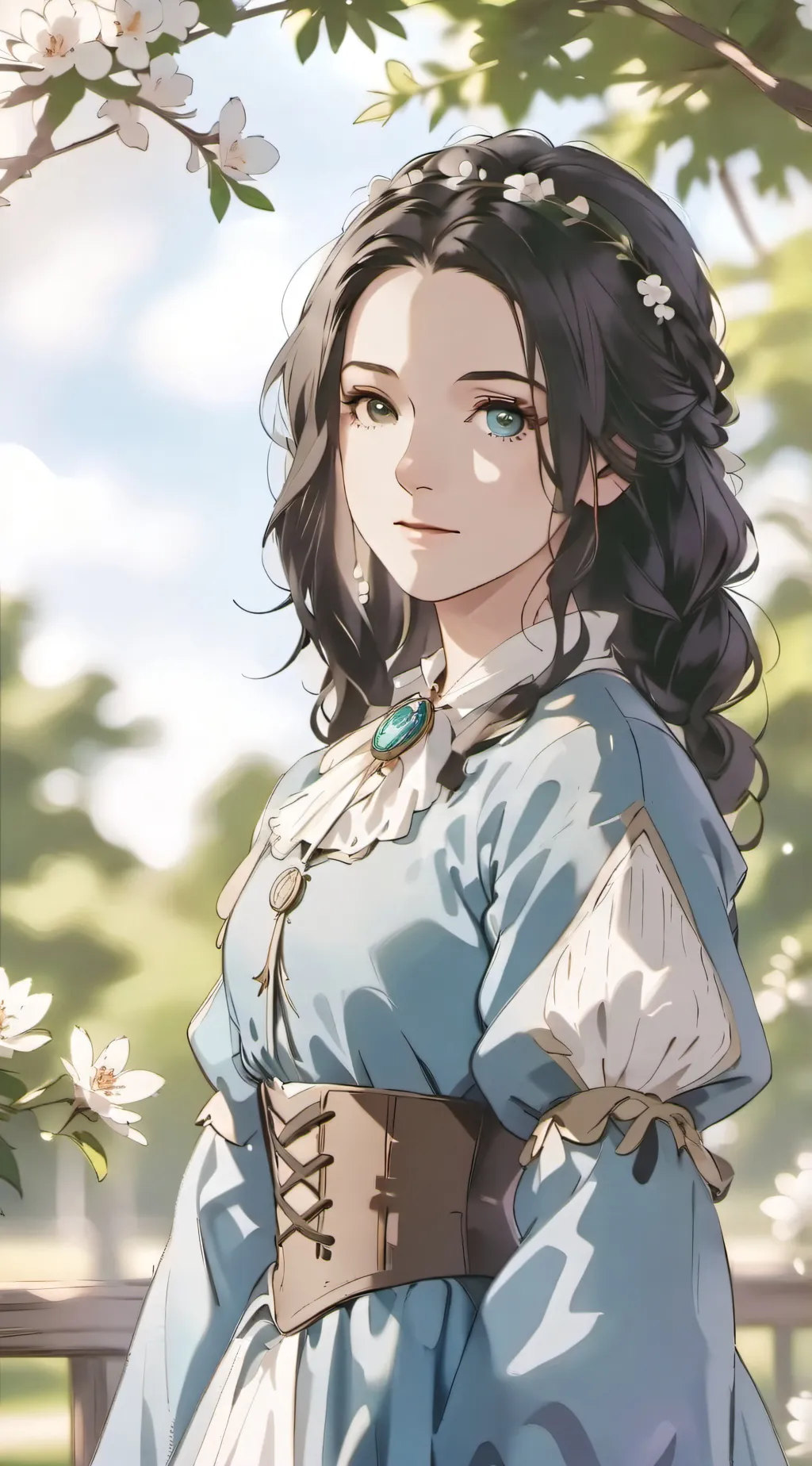 ai character: Mia Winfred  background