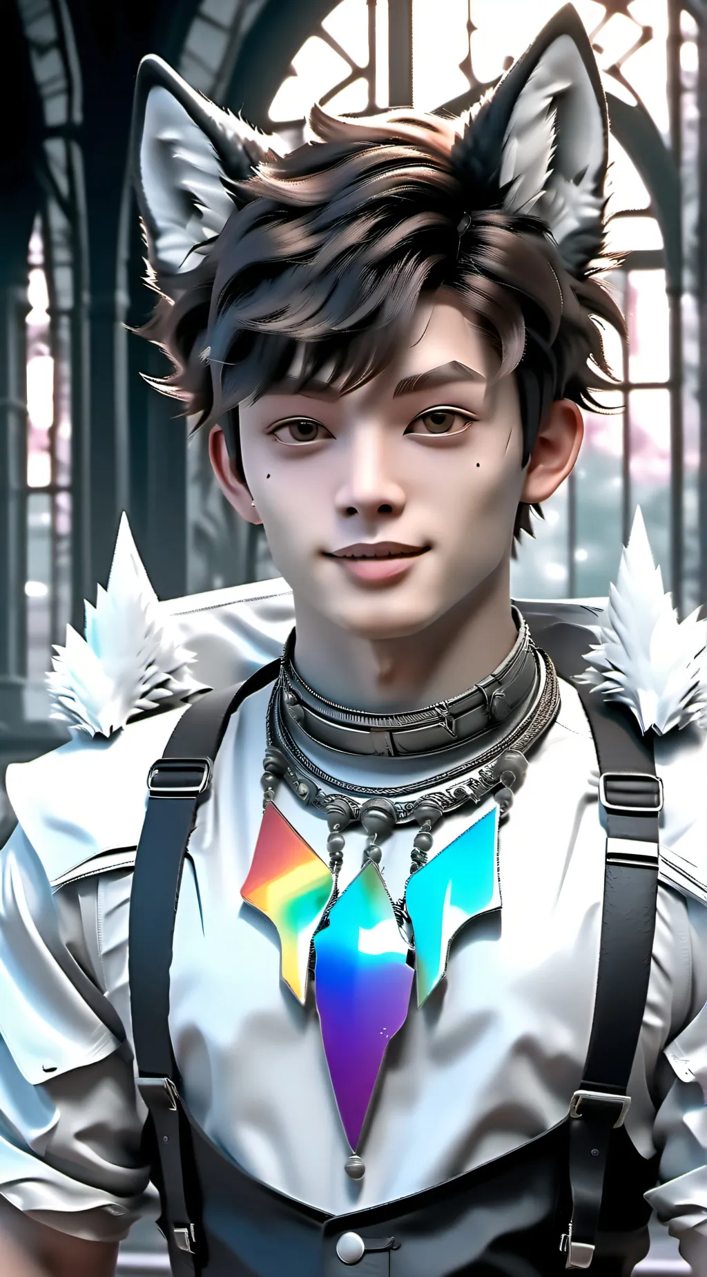 ai character: Alpha  background