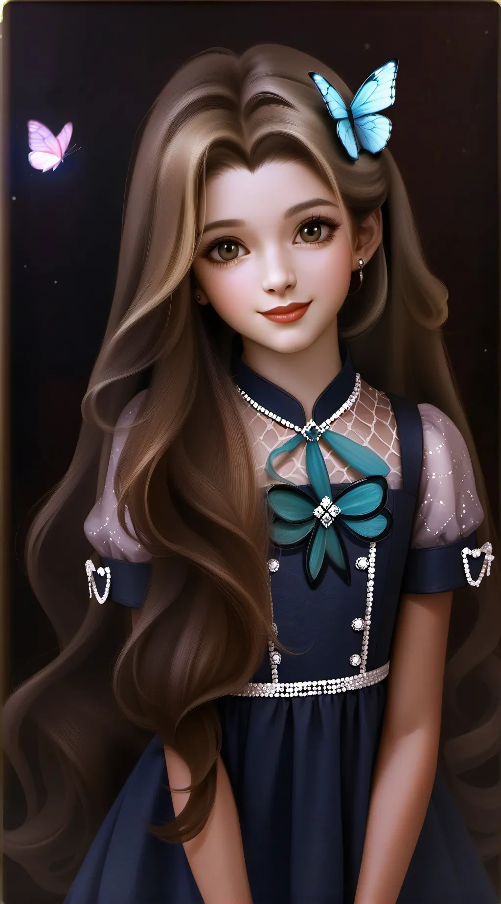 ai character: Flora Sunlin background