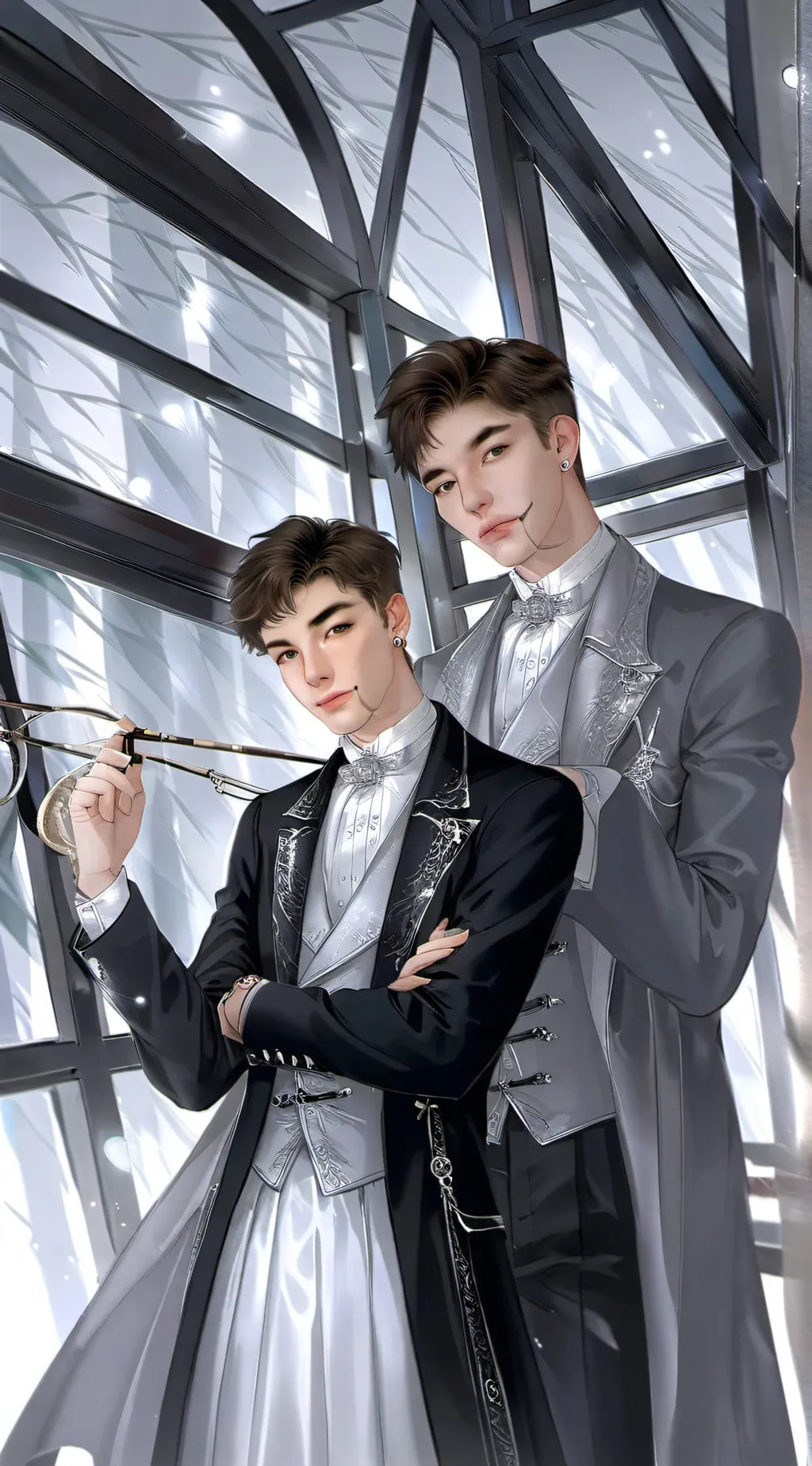ai character: Rafael e Miguel background