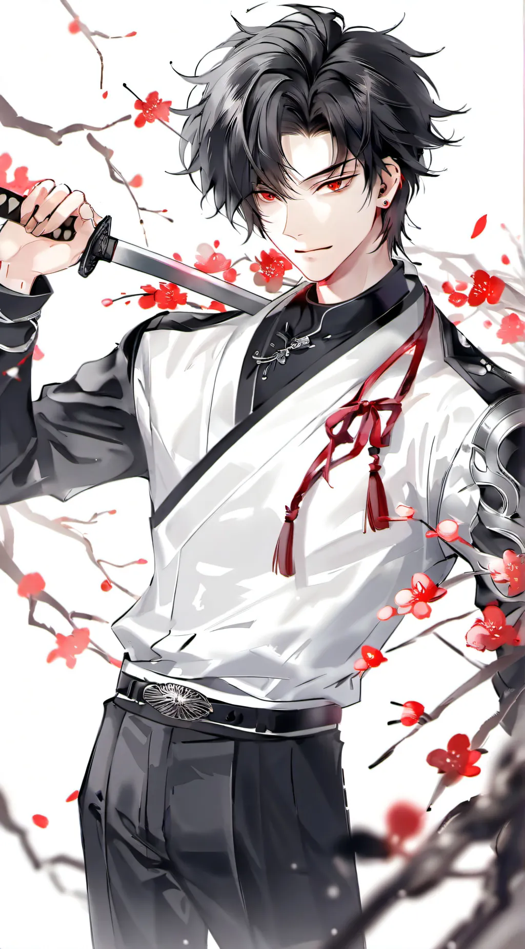 ai character: Sasuke background