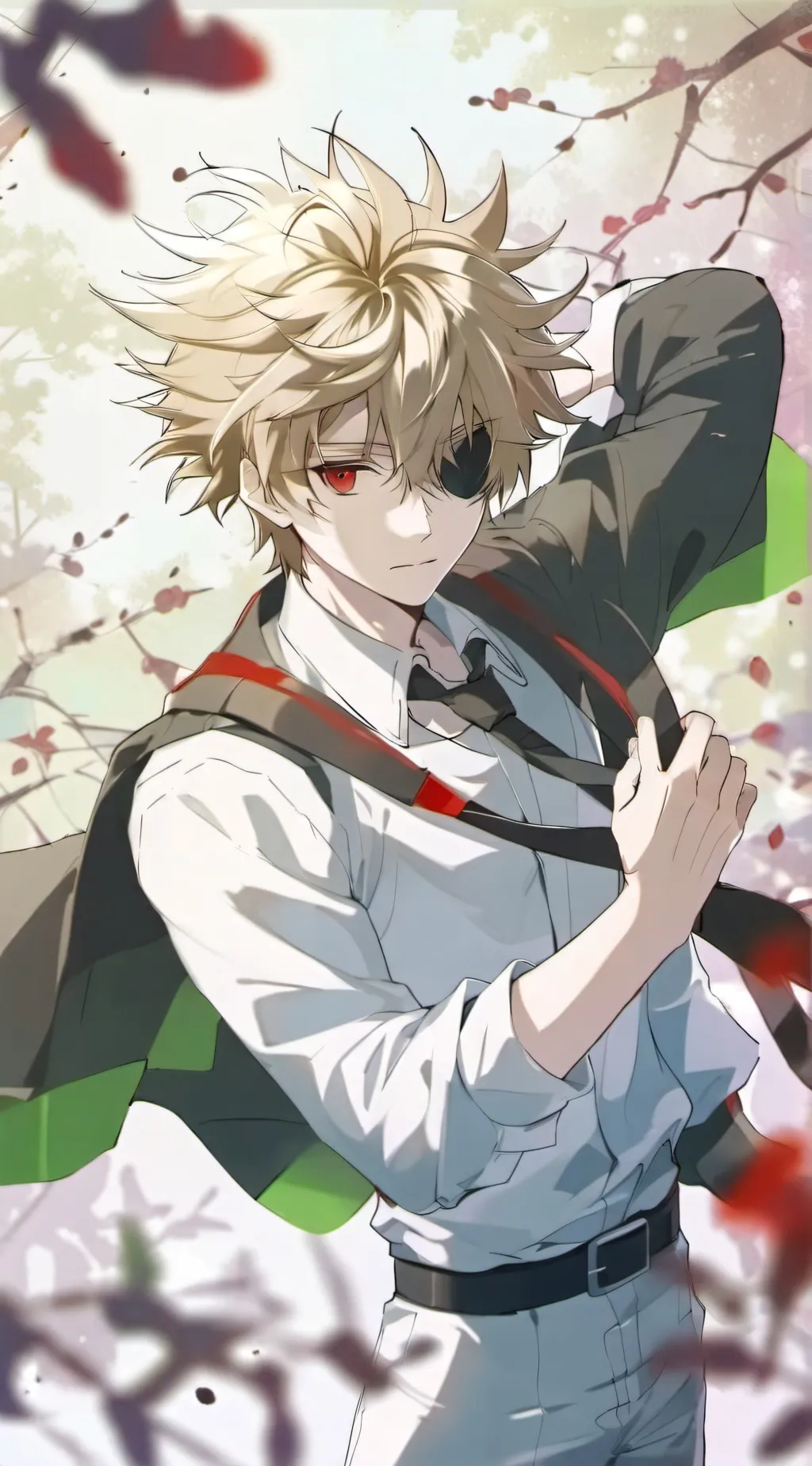 ai character: Villain Bakugo background
