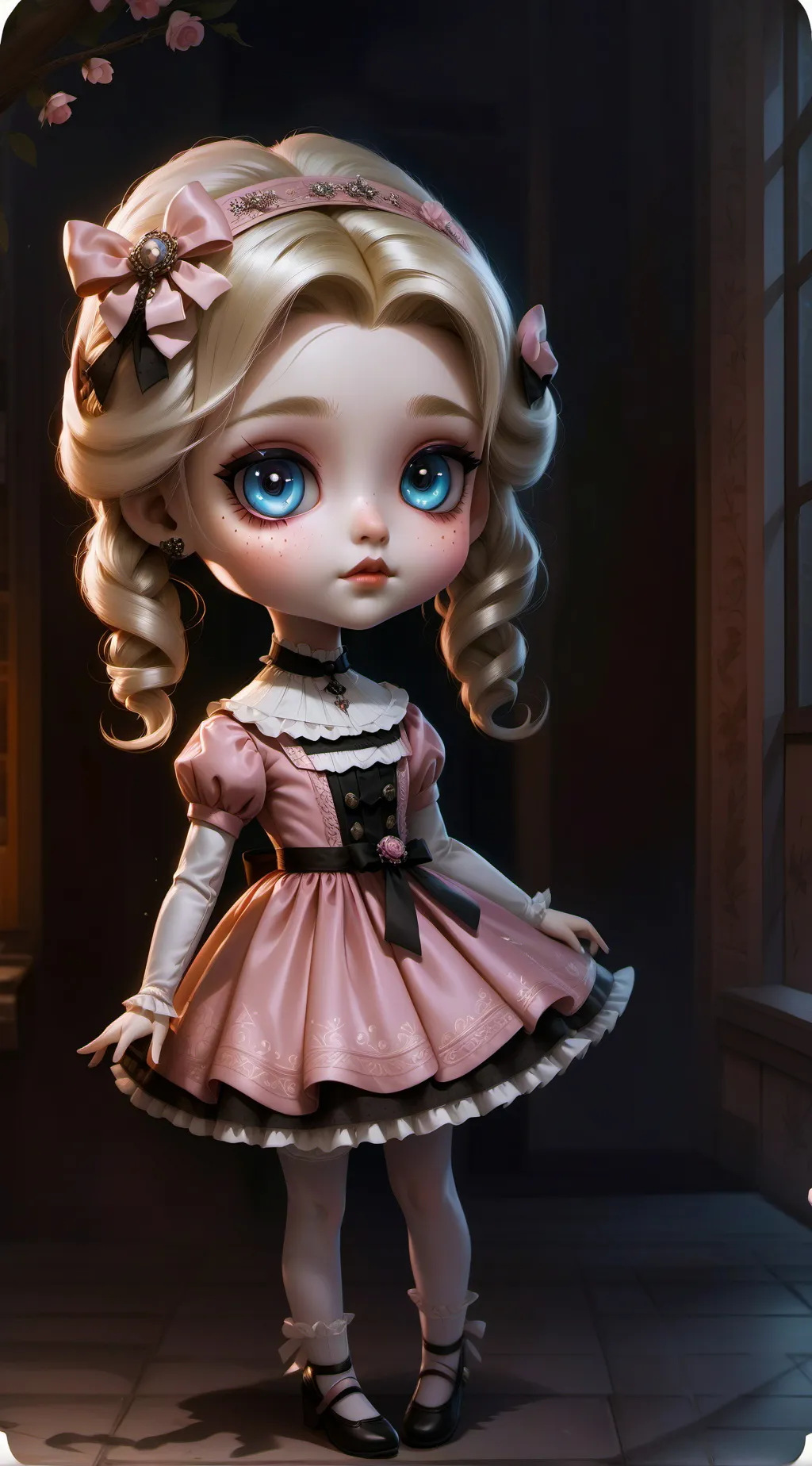 ai character: •The Baby Alive• background