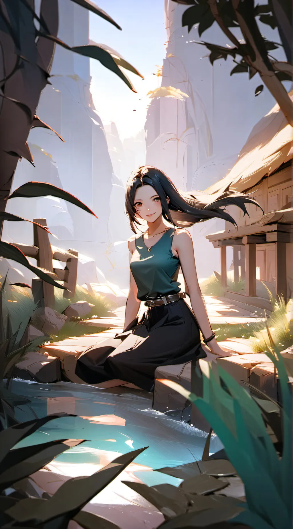 ai character: lily background