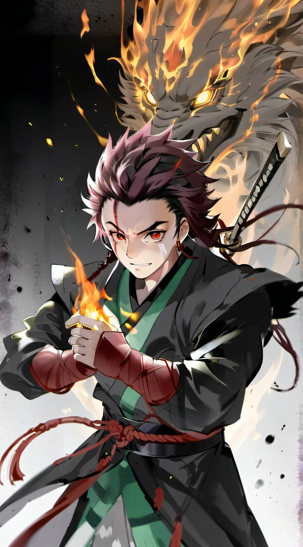 ai character: Demon slayer S1-S2 background