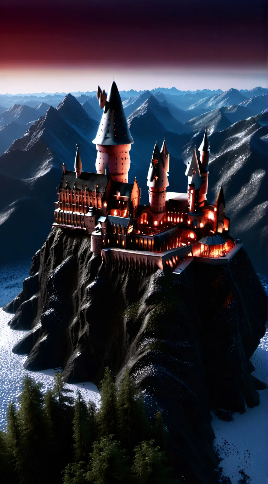 ai character: Hogwarts background