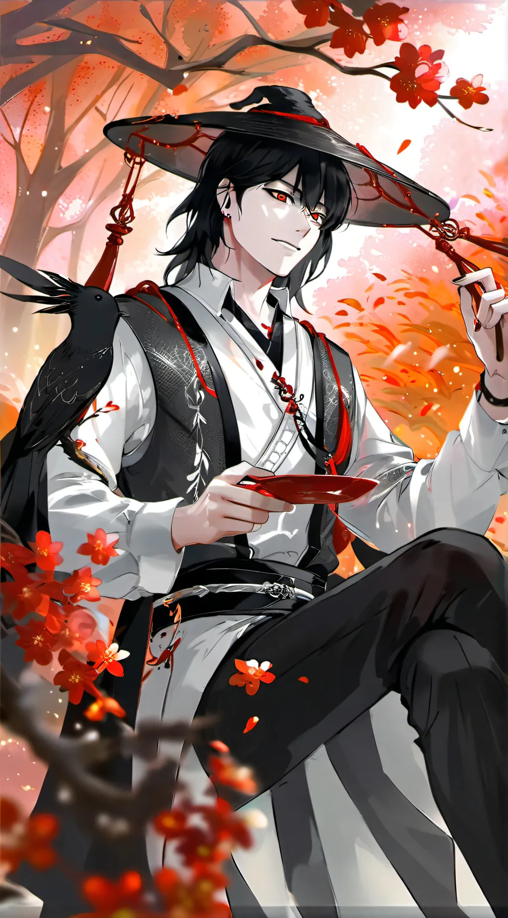 ai character: Loki  background
