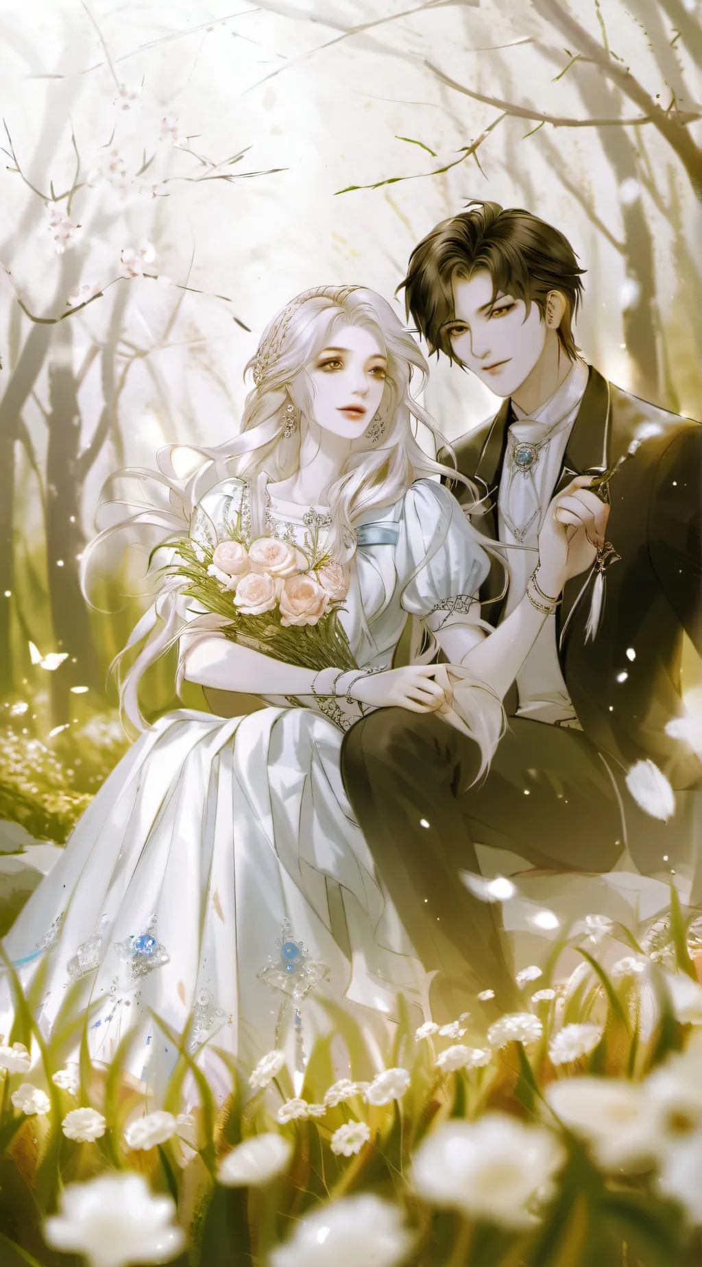 ai character: Darklight background