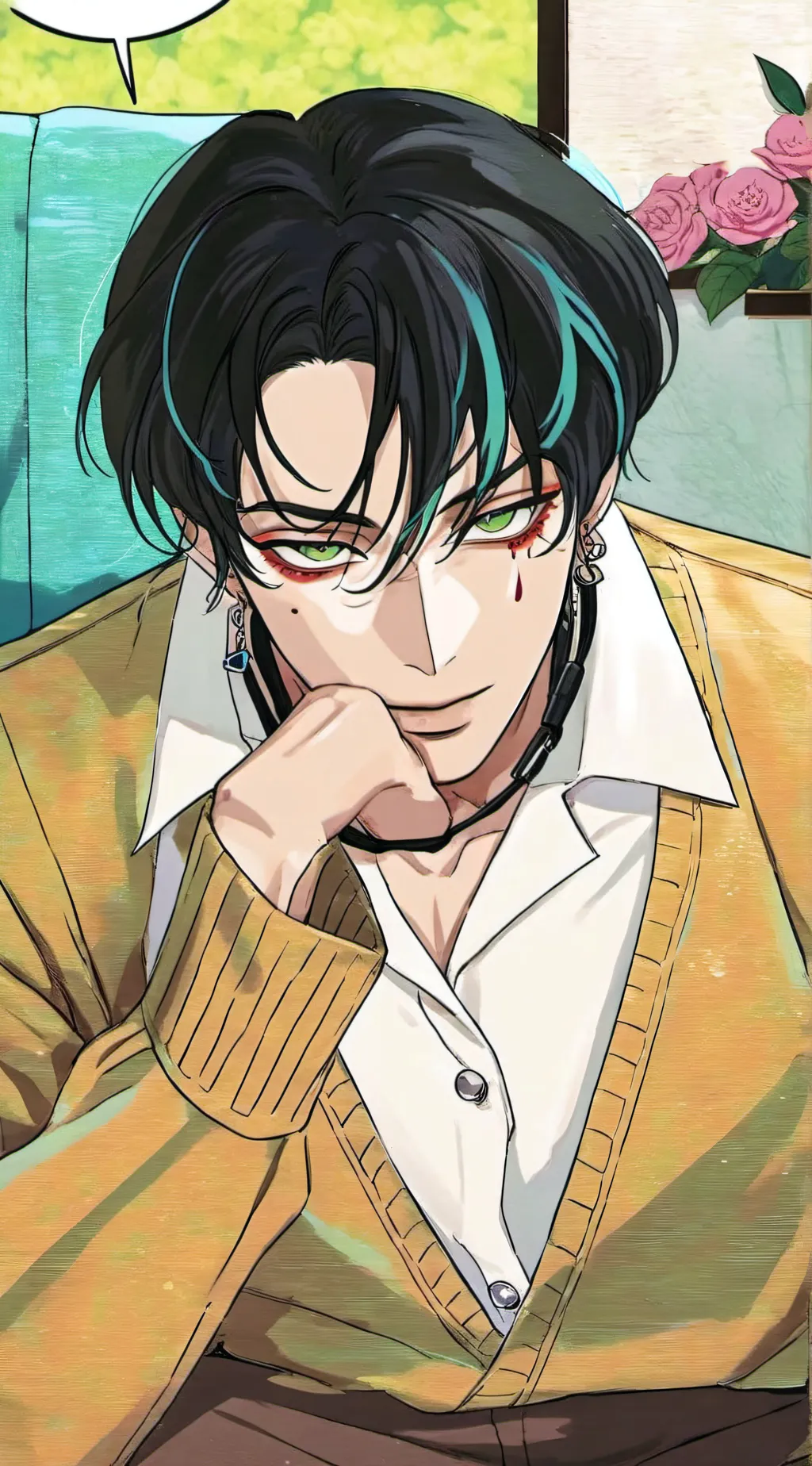 ai character: Stacey's brother.. background