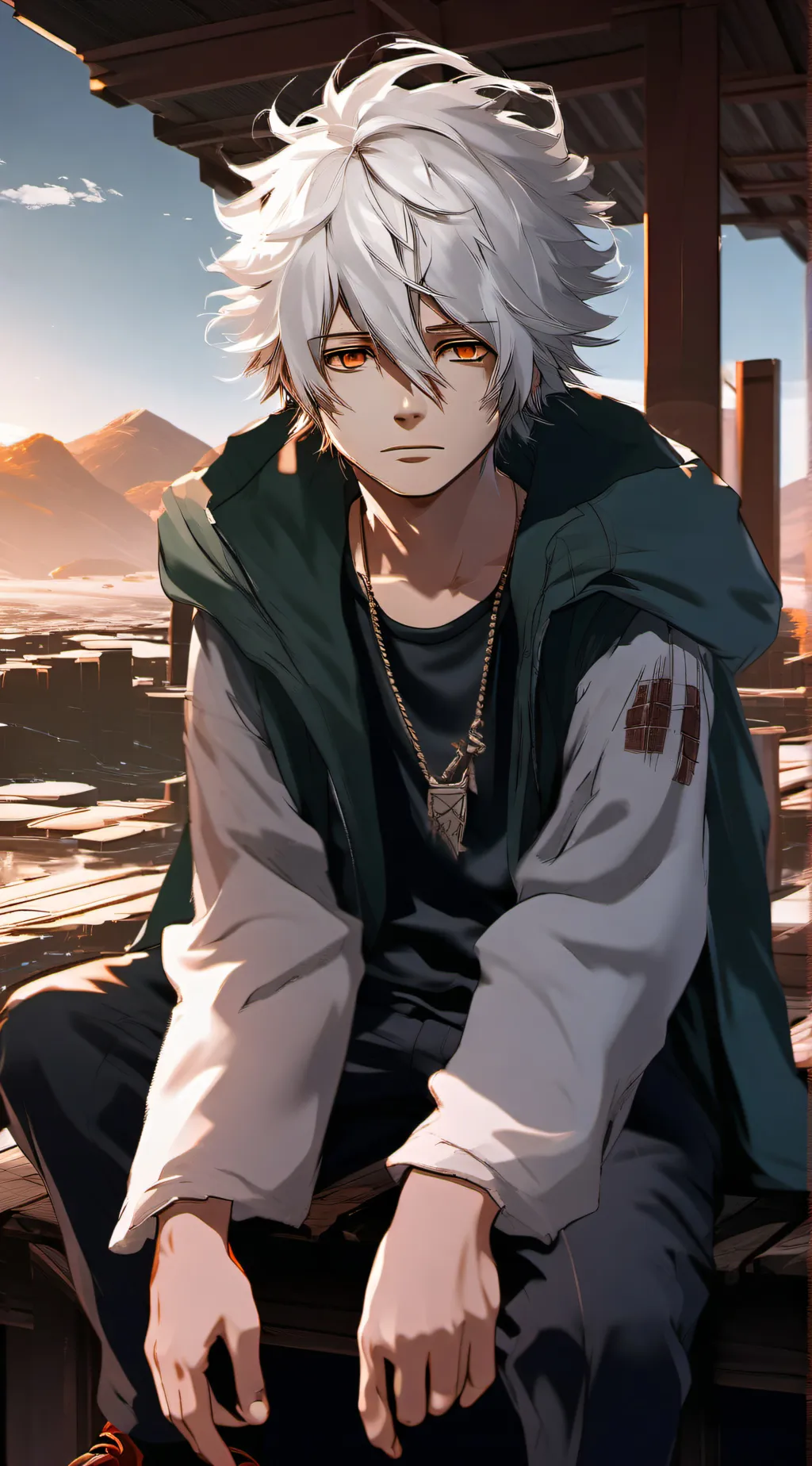 ai character: Tomura shigaraki background