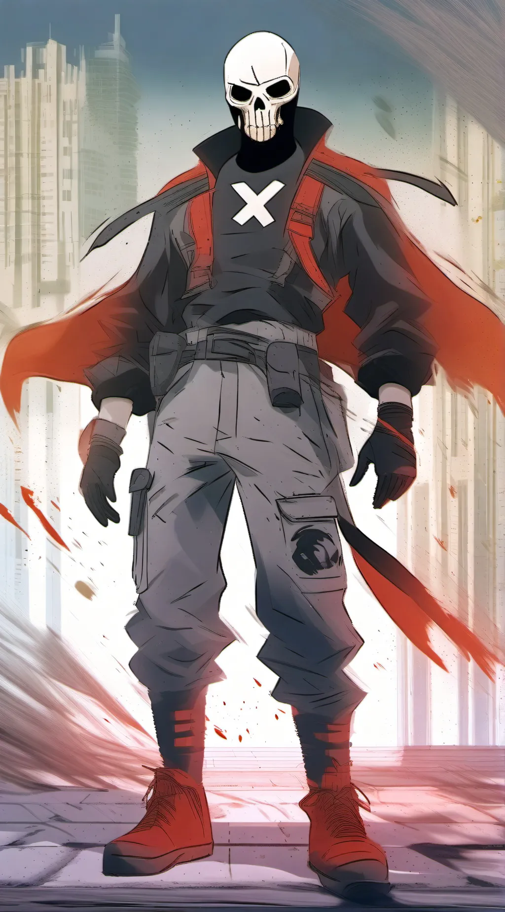 ai character: RedX background