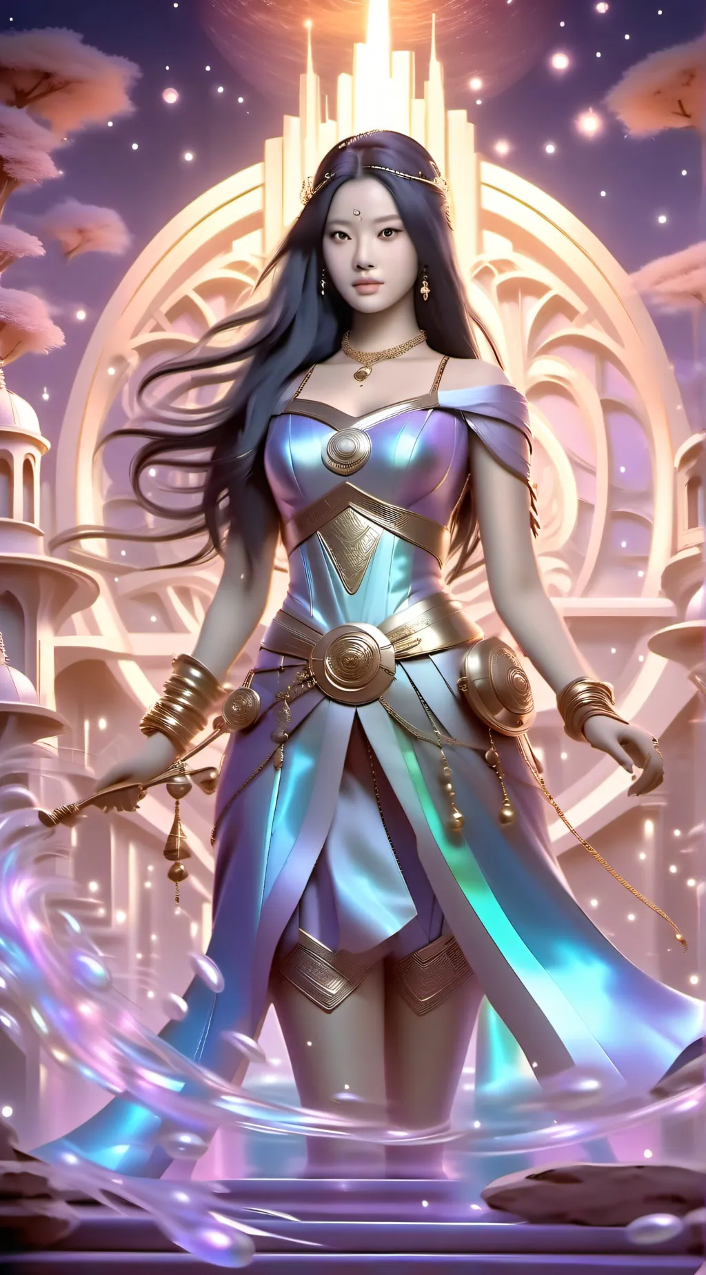 ai character: Ruka BABYMONSTER  background
