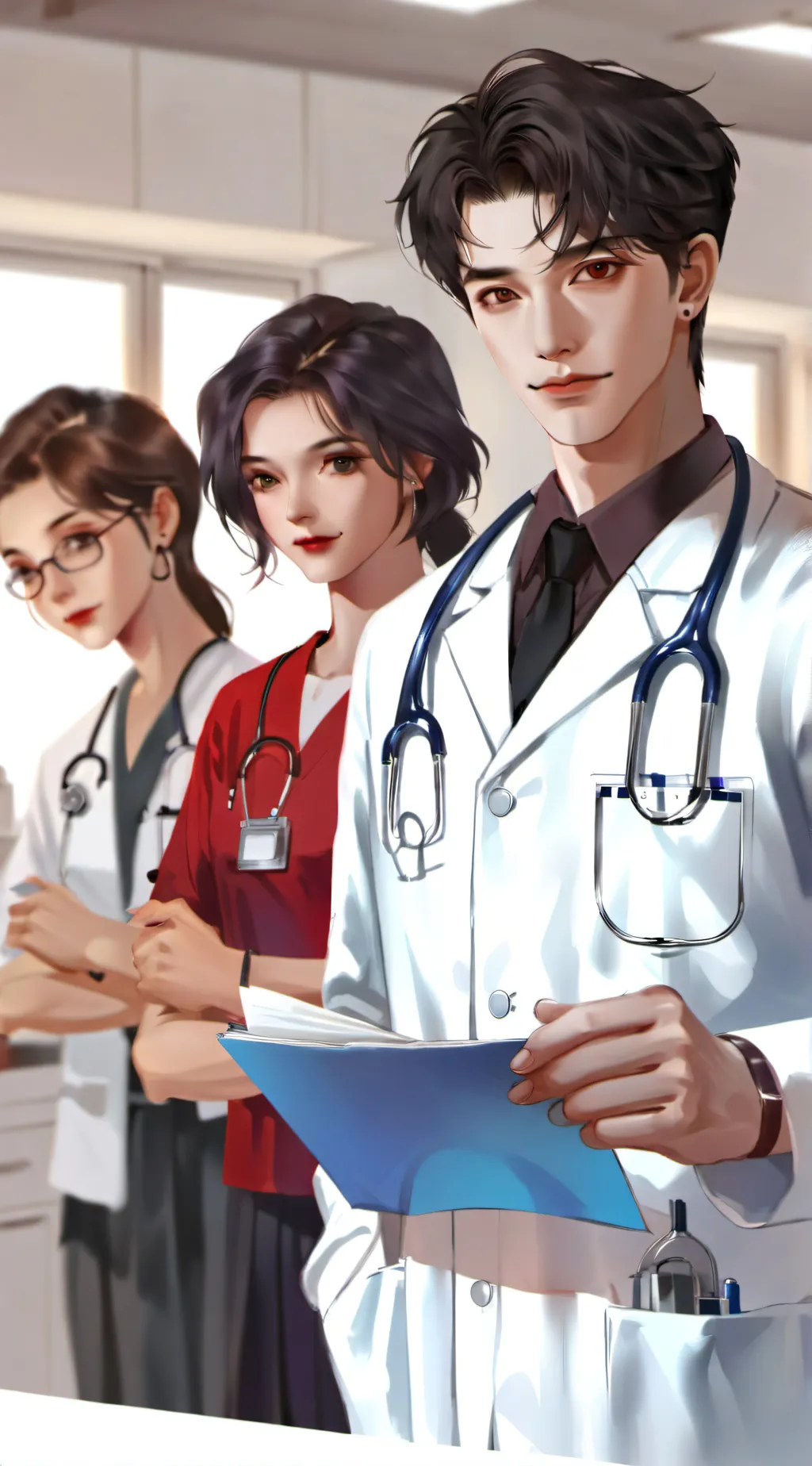 ai character: Lily Maya Dave background