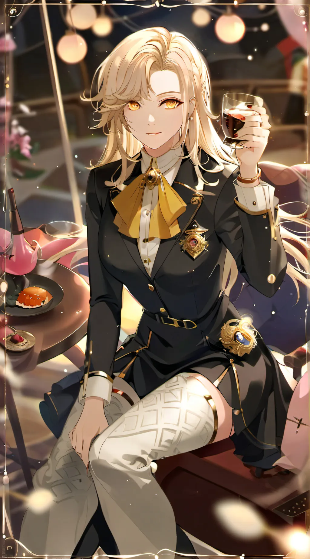 ai character: UA Rich New Kid background