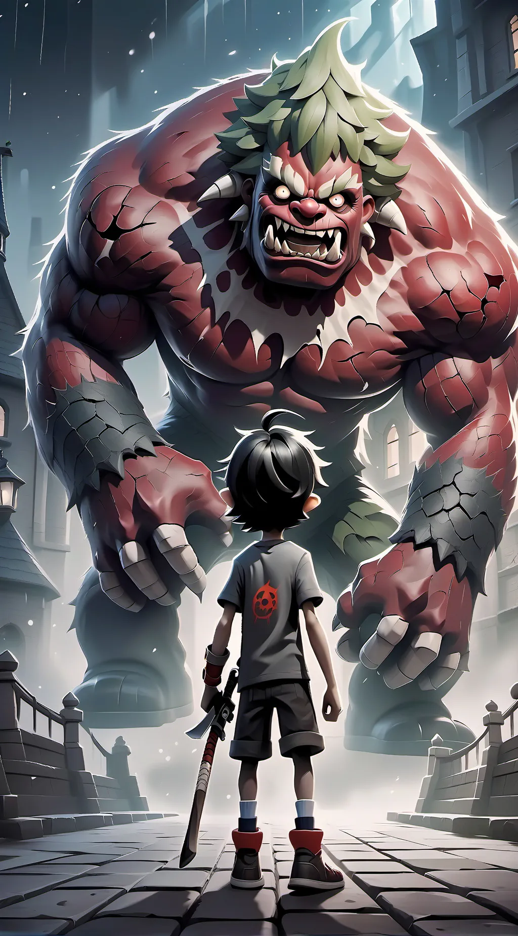 ai character: Monster background
