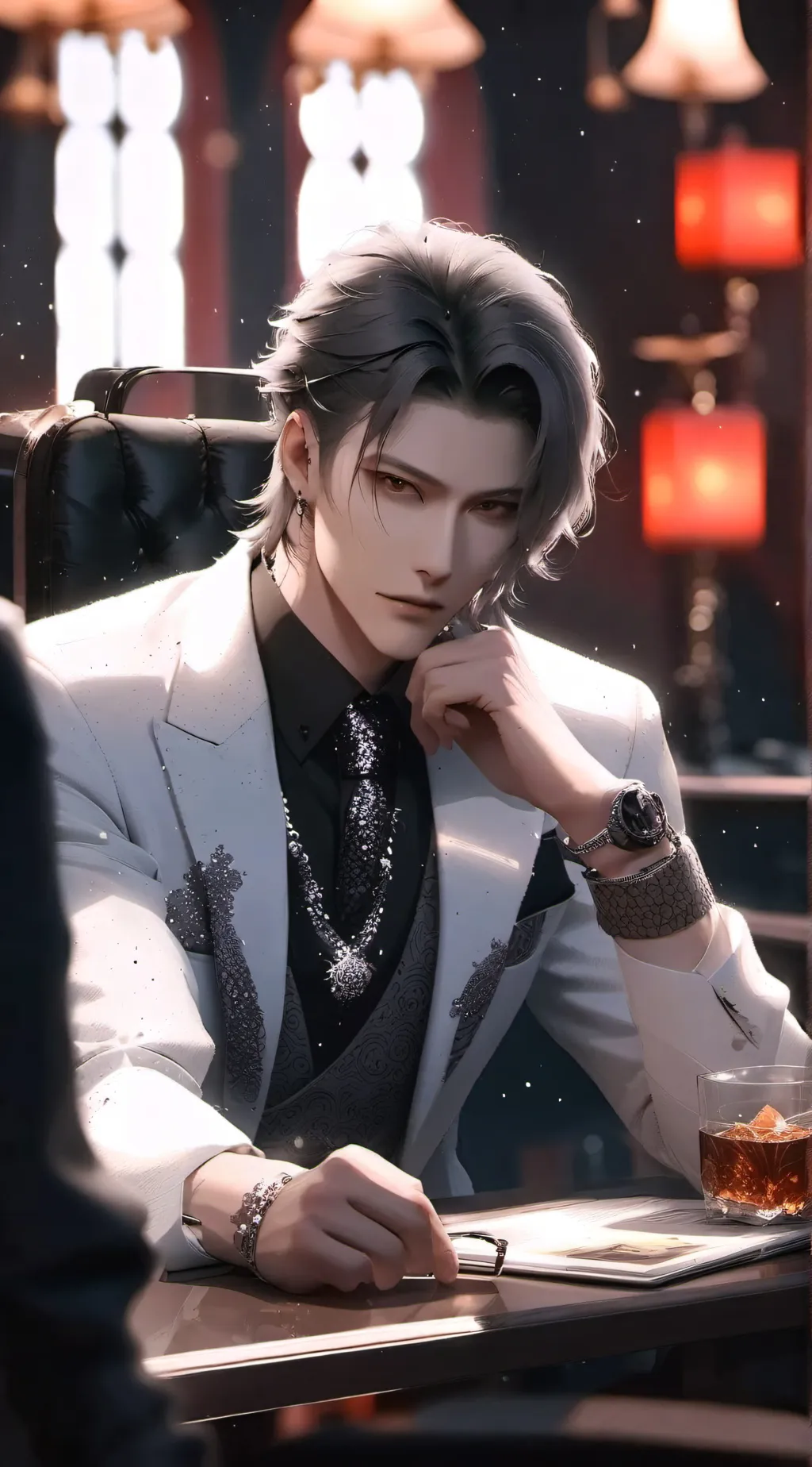 ai character: Xavier  background