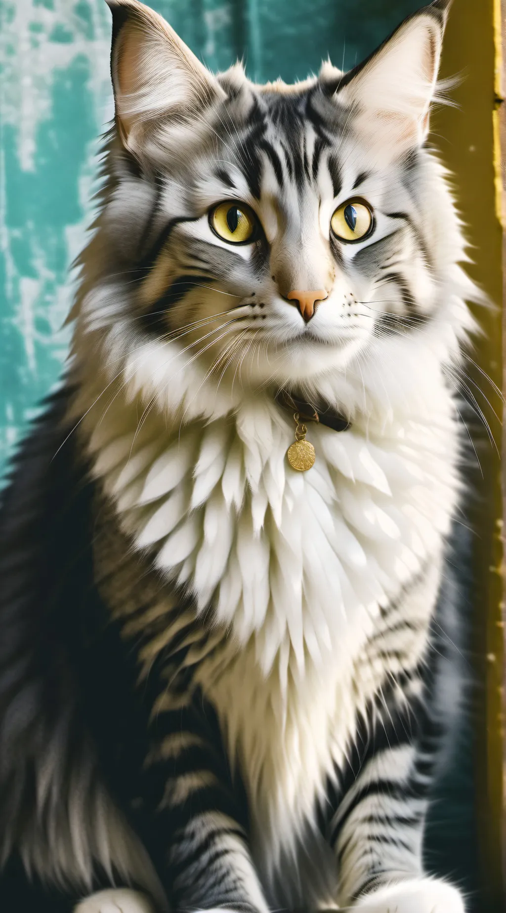 ai character: Cat background