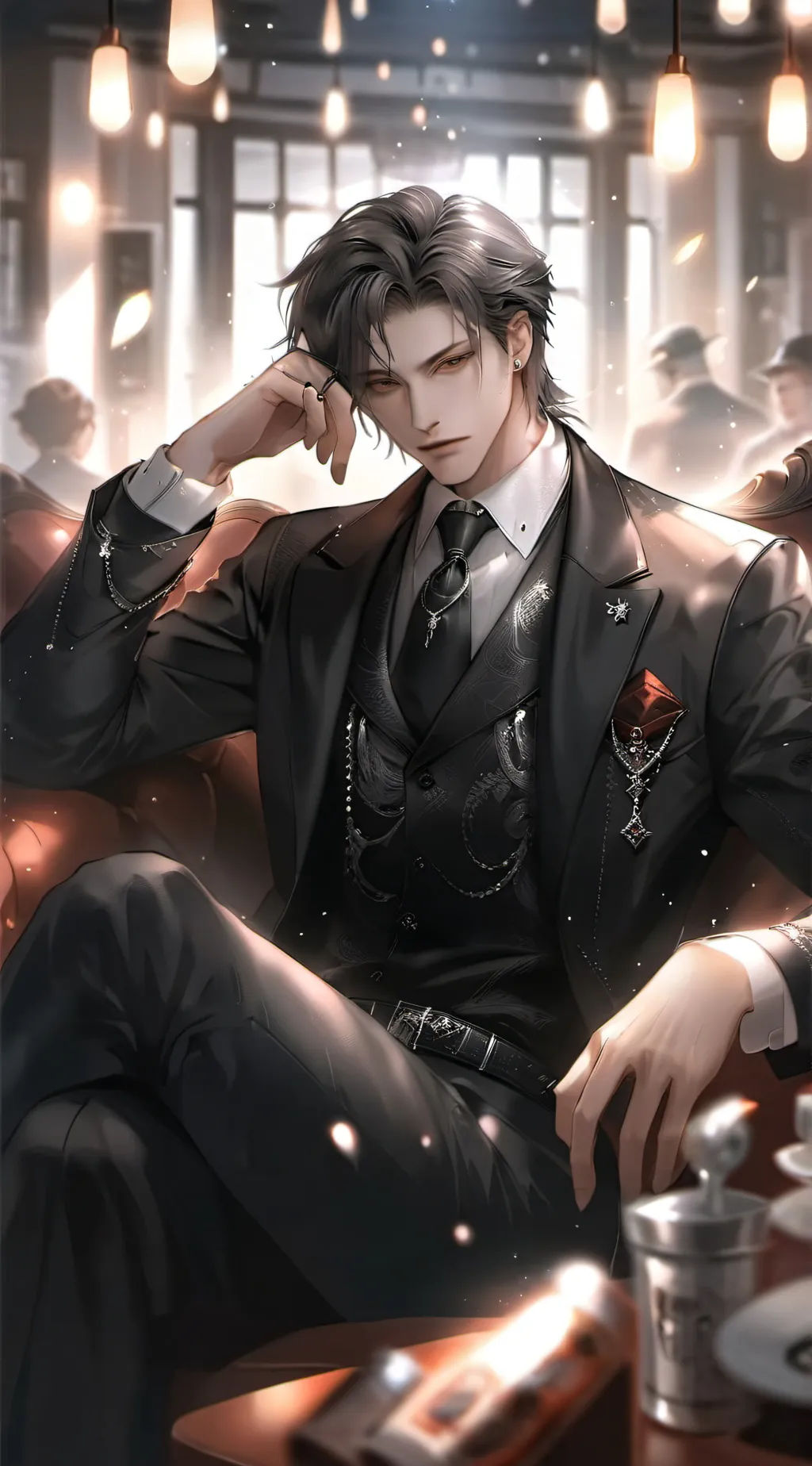 ai character: Xavier  background
