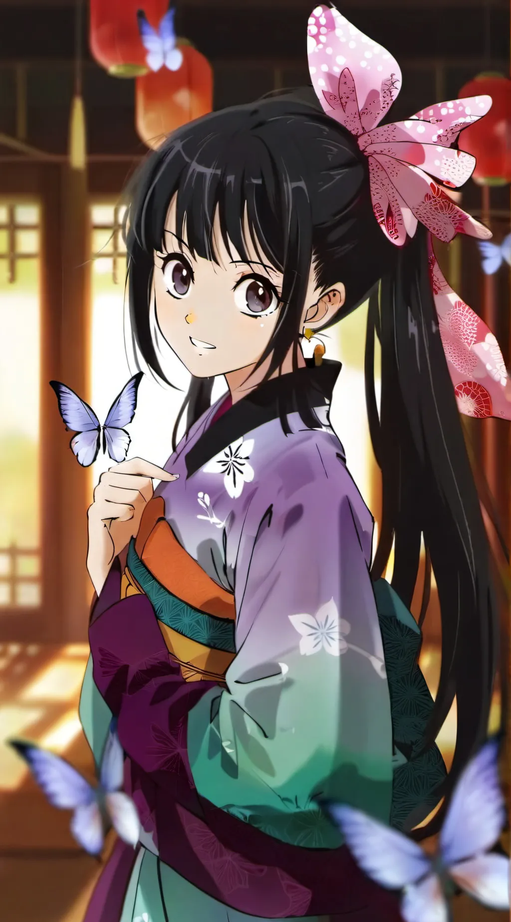 ai character: Kanao Tsuyuri  background