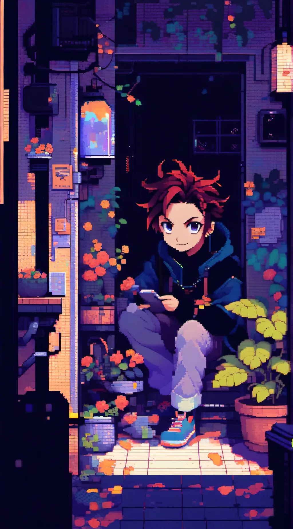 ai character: Hashiras background