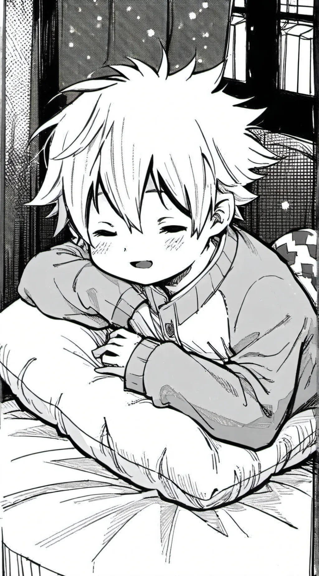 ai character: Baby deku background