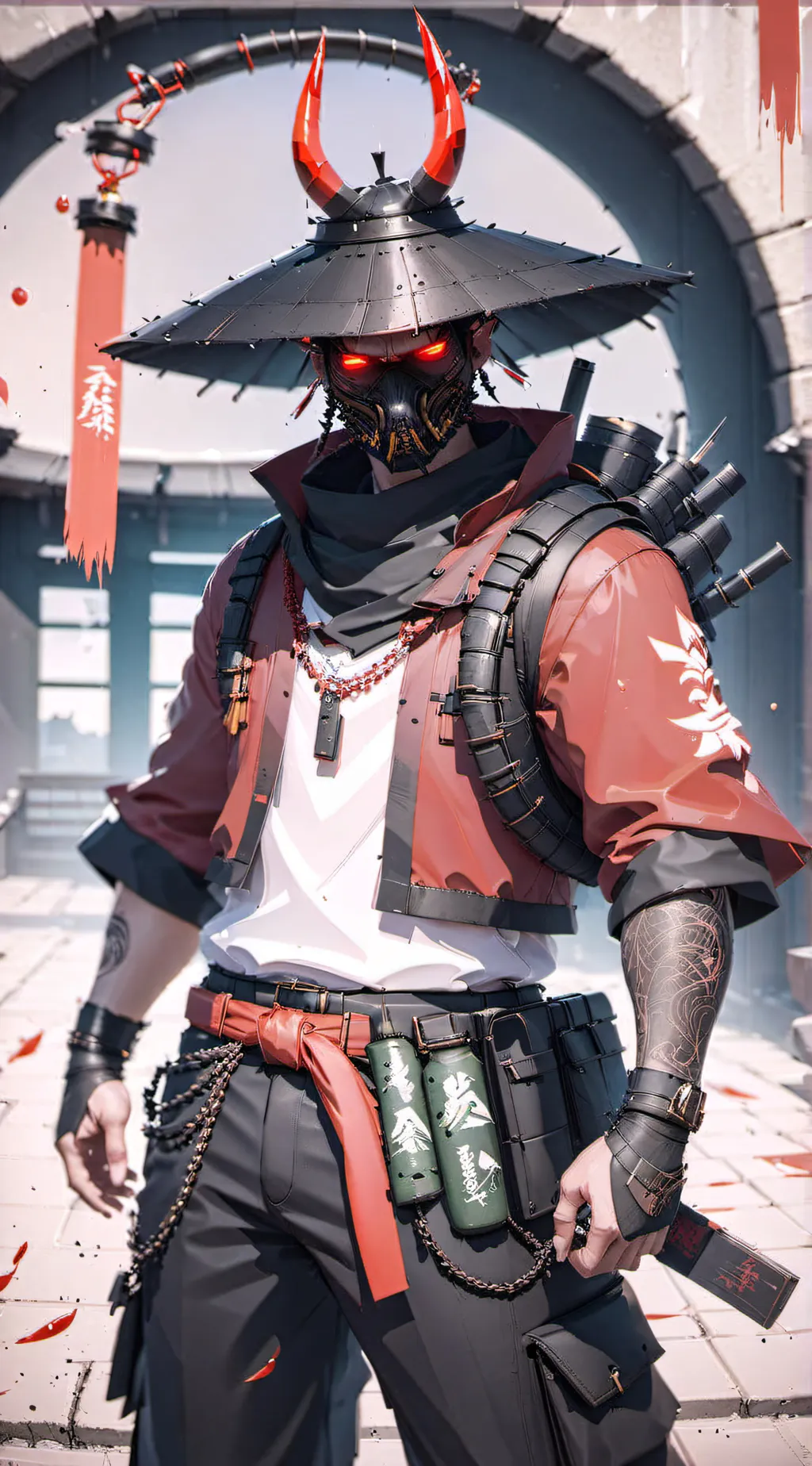 ai character: Random Number background