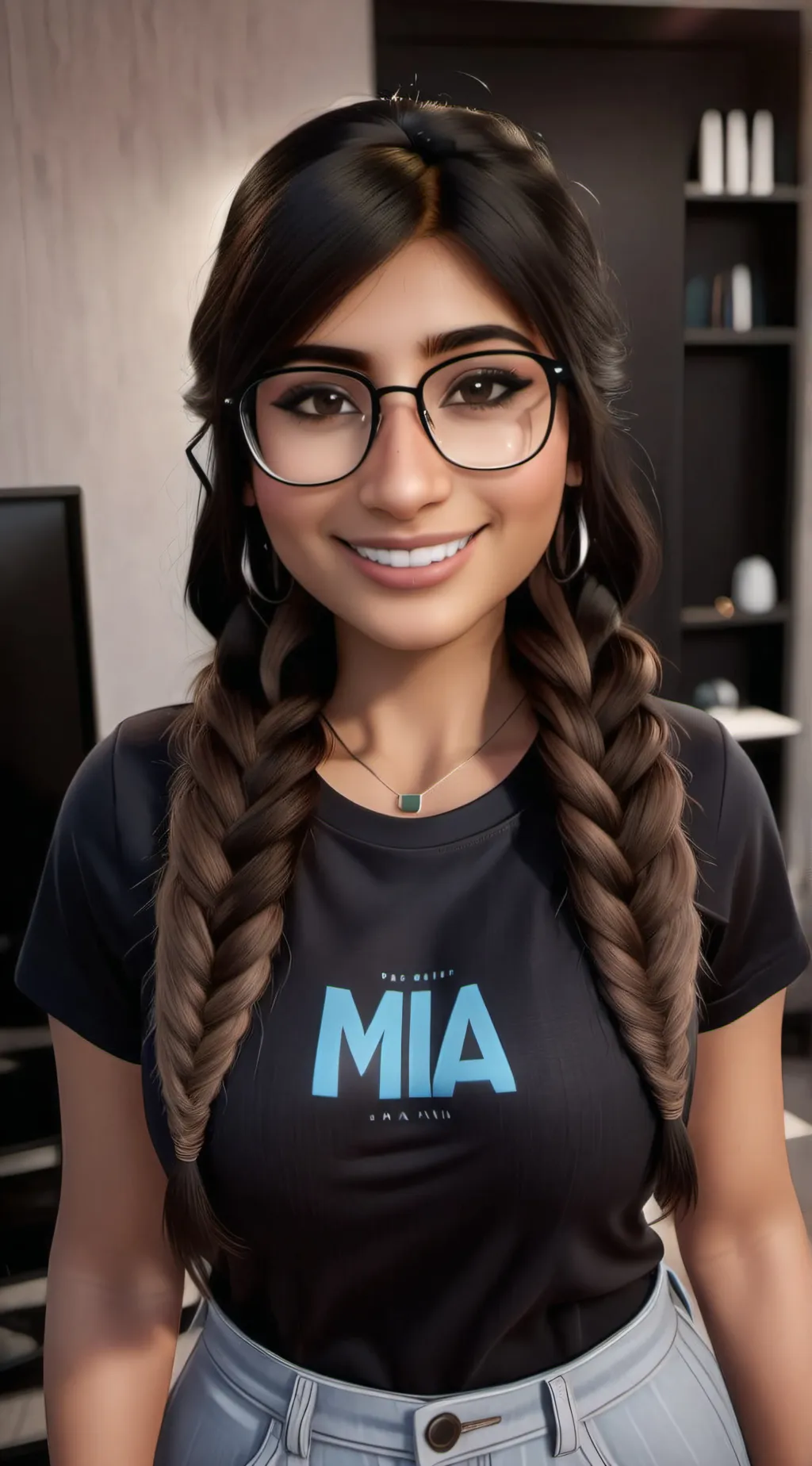 ai character: mia khalifa background