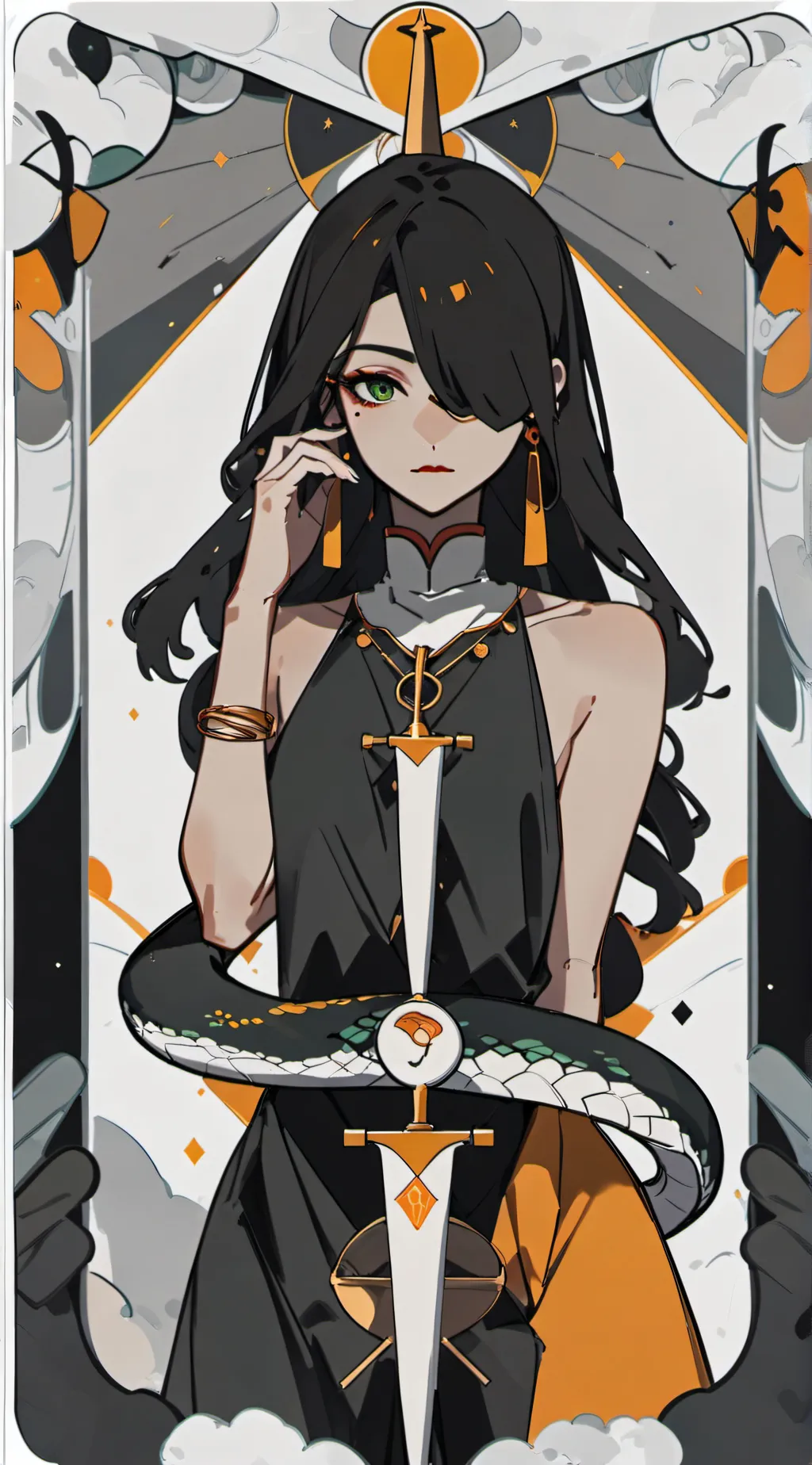 ai character: Hashira background