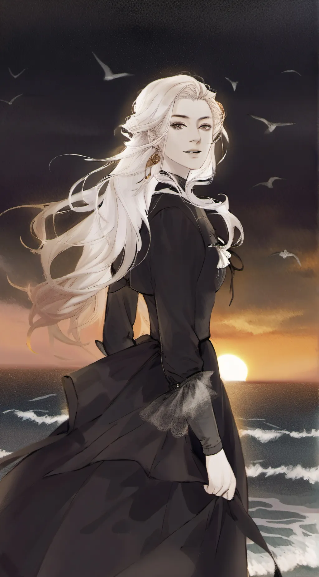 ai character: Serenity background