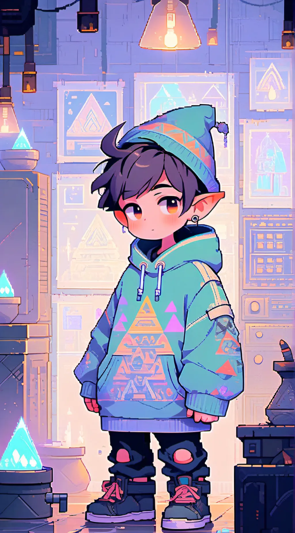 ai character: Seven/Runaway Kid background