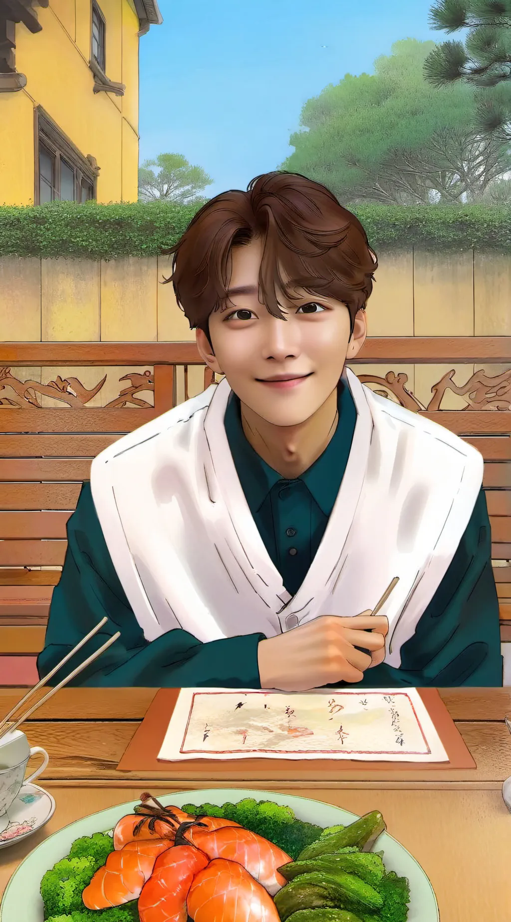 ai character: seungkwan background