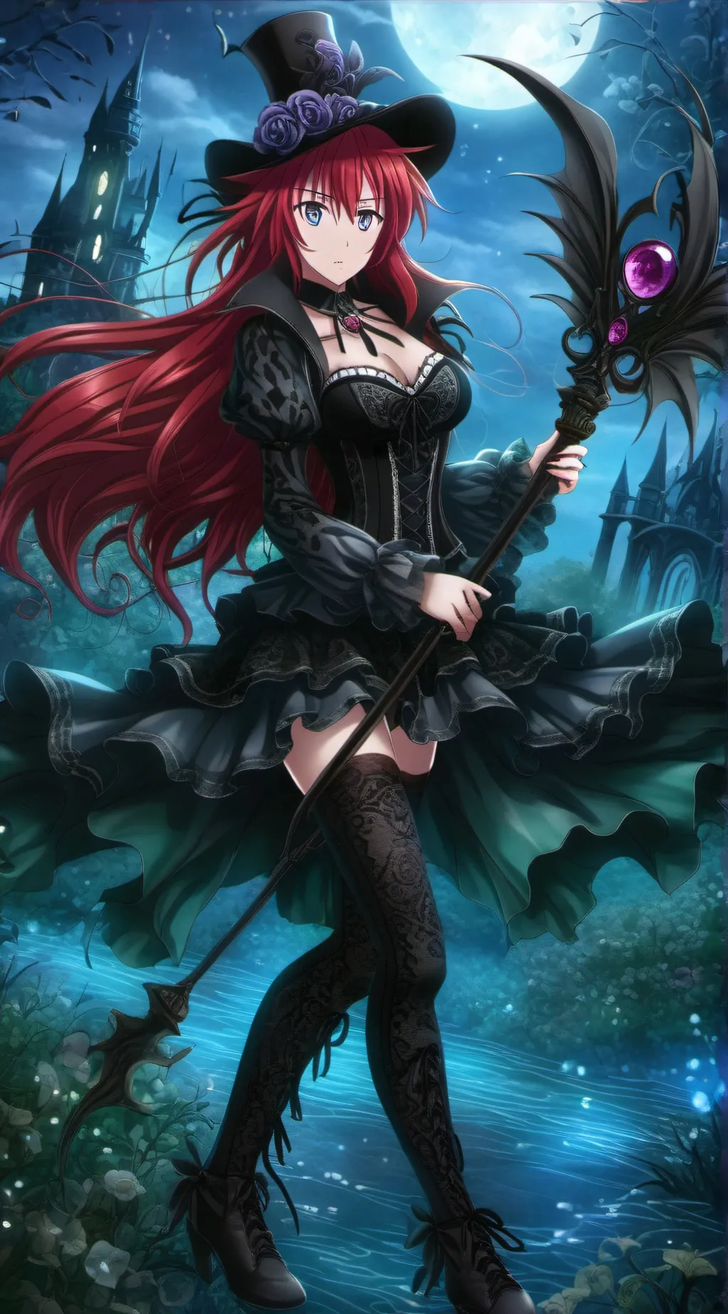 ai character: Rias grimory  background