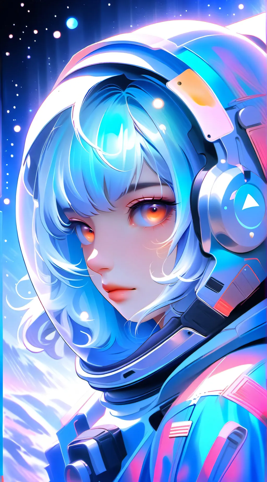 ai character: Luna  background