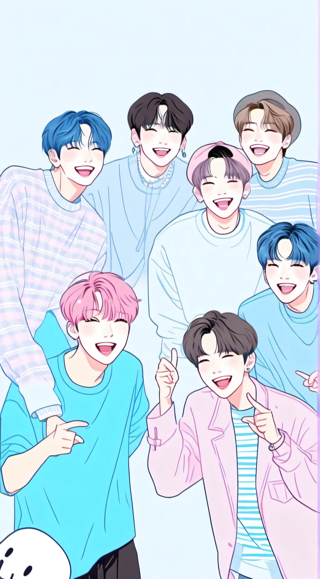 ai character: Bts background