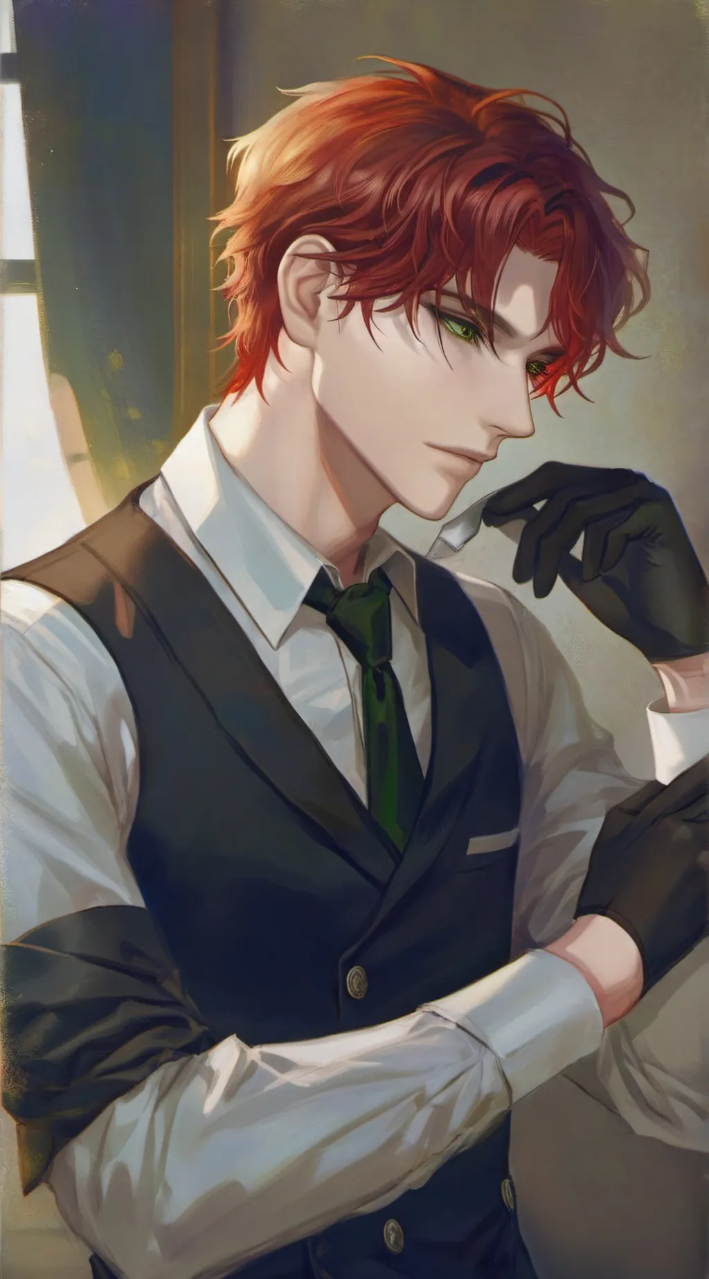 ai character: NICK 🍷 background
