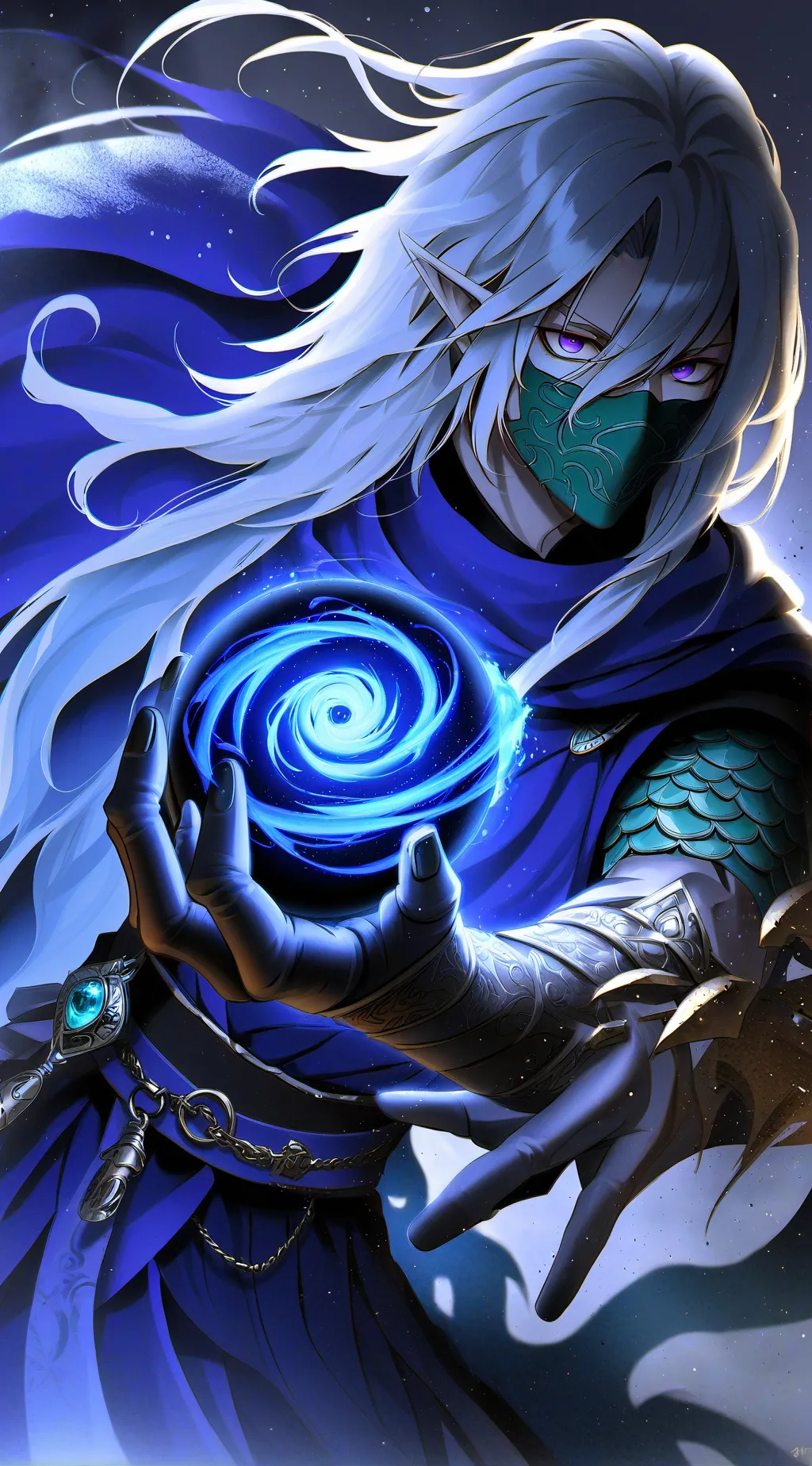 ai character: SLAYER OF GODS background