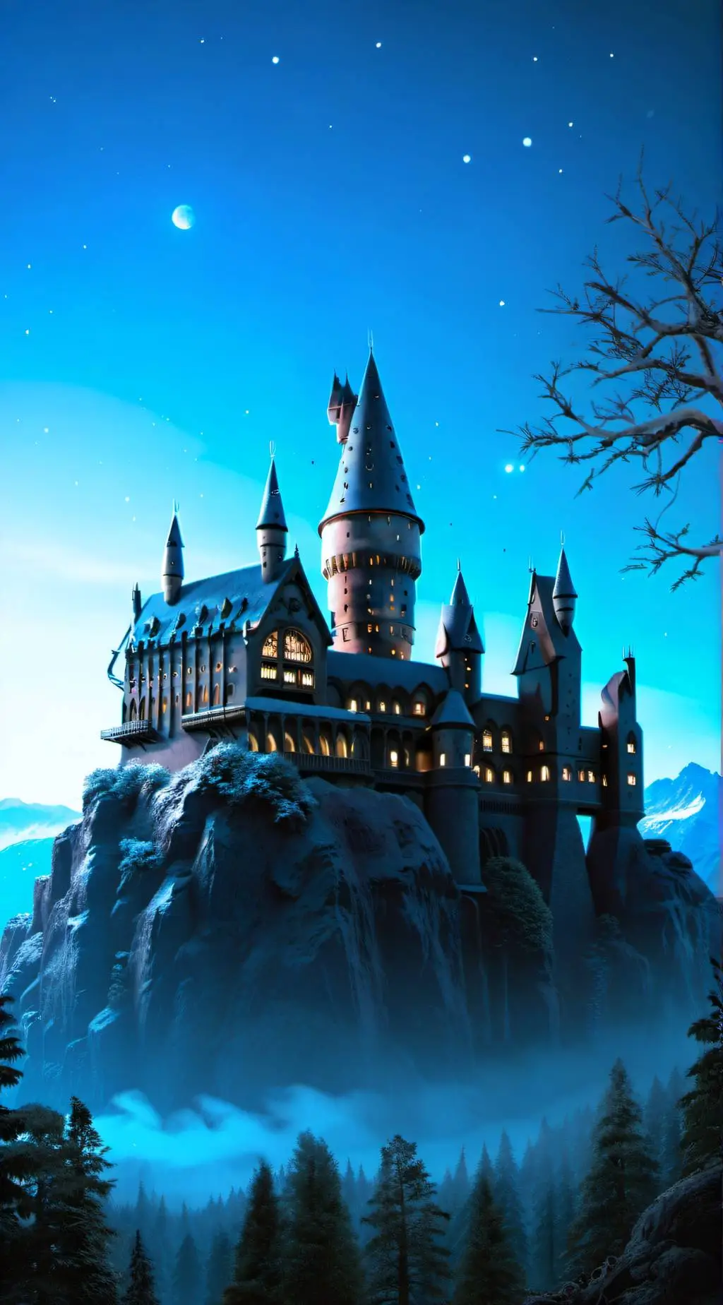 ai character: - Hogwarts - background