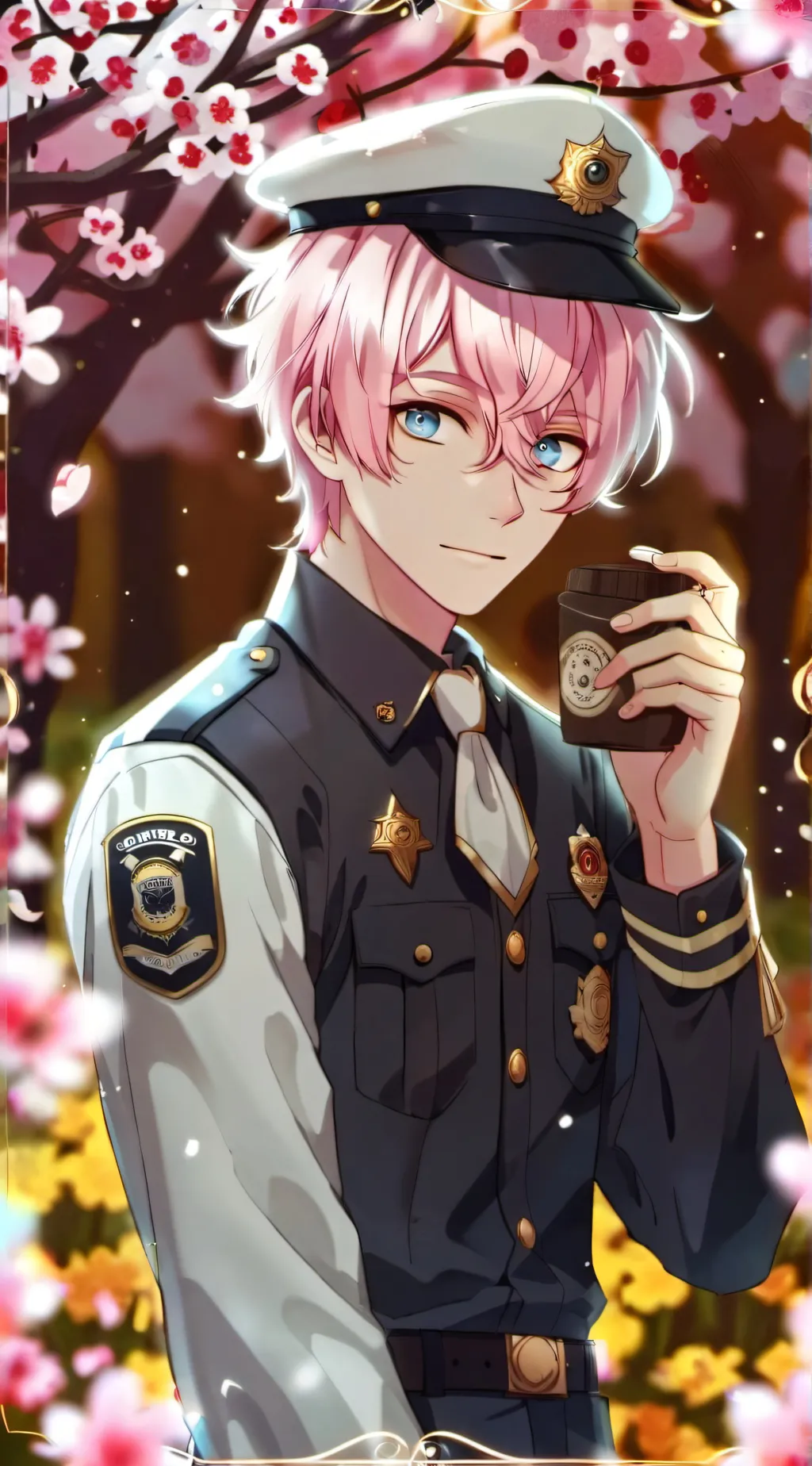 ai character: Spring  background