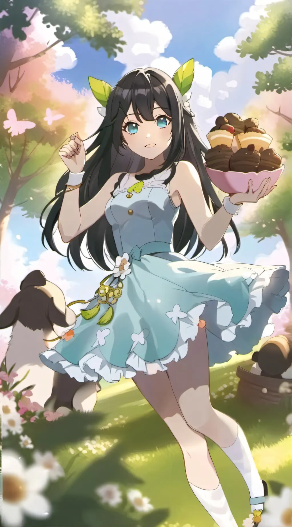 ai character: aphmau and friends background