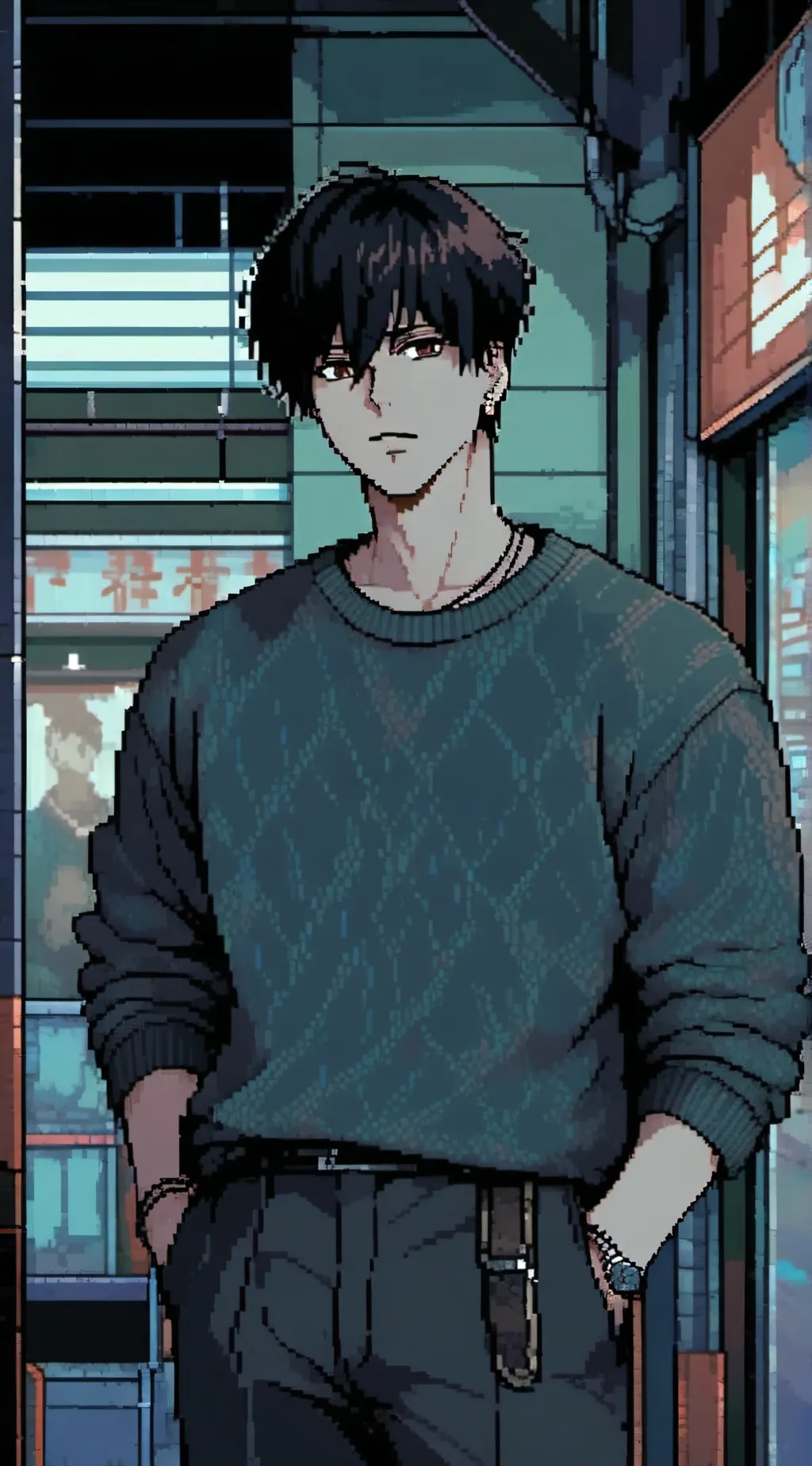 ai character: Toji background