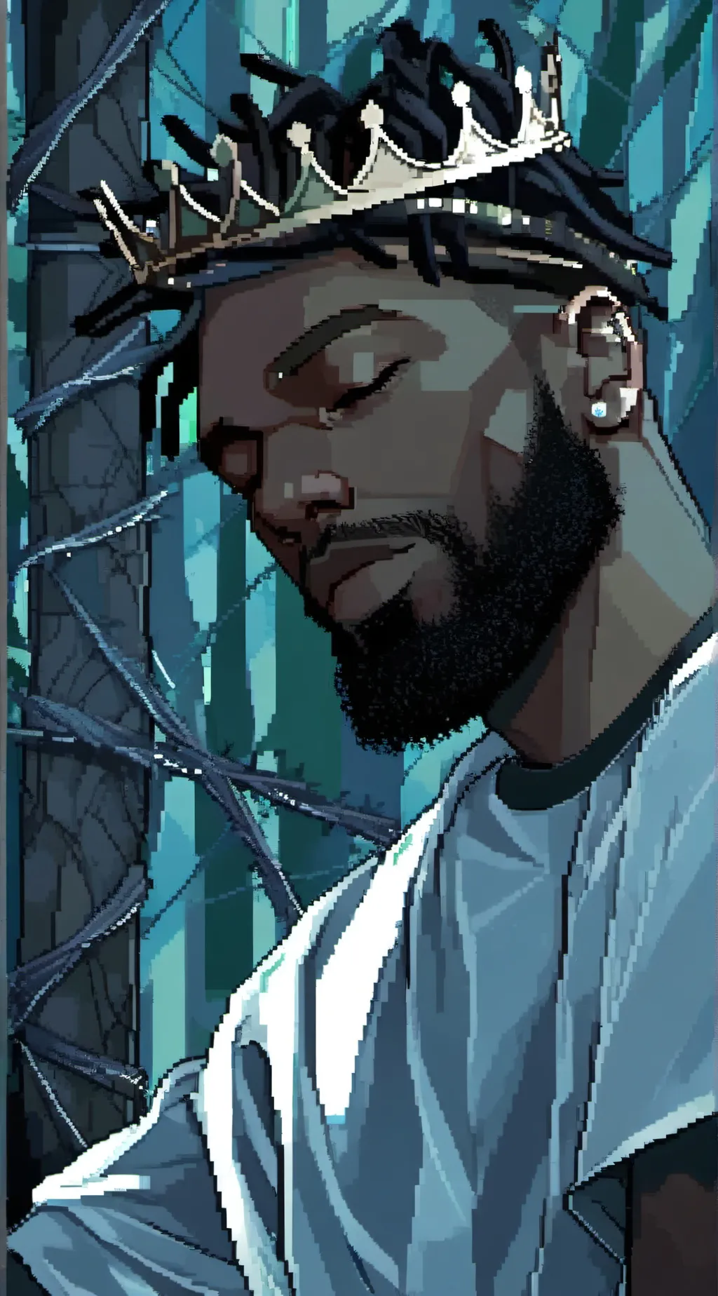 ai character: Kendrick Lamar  background