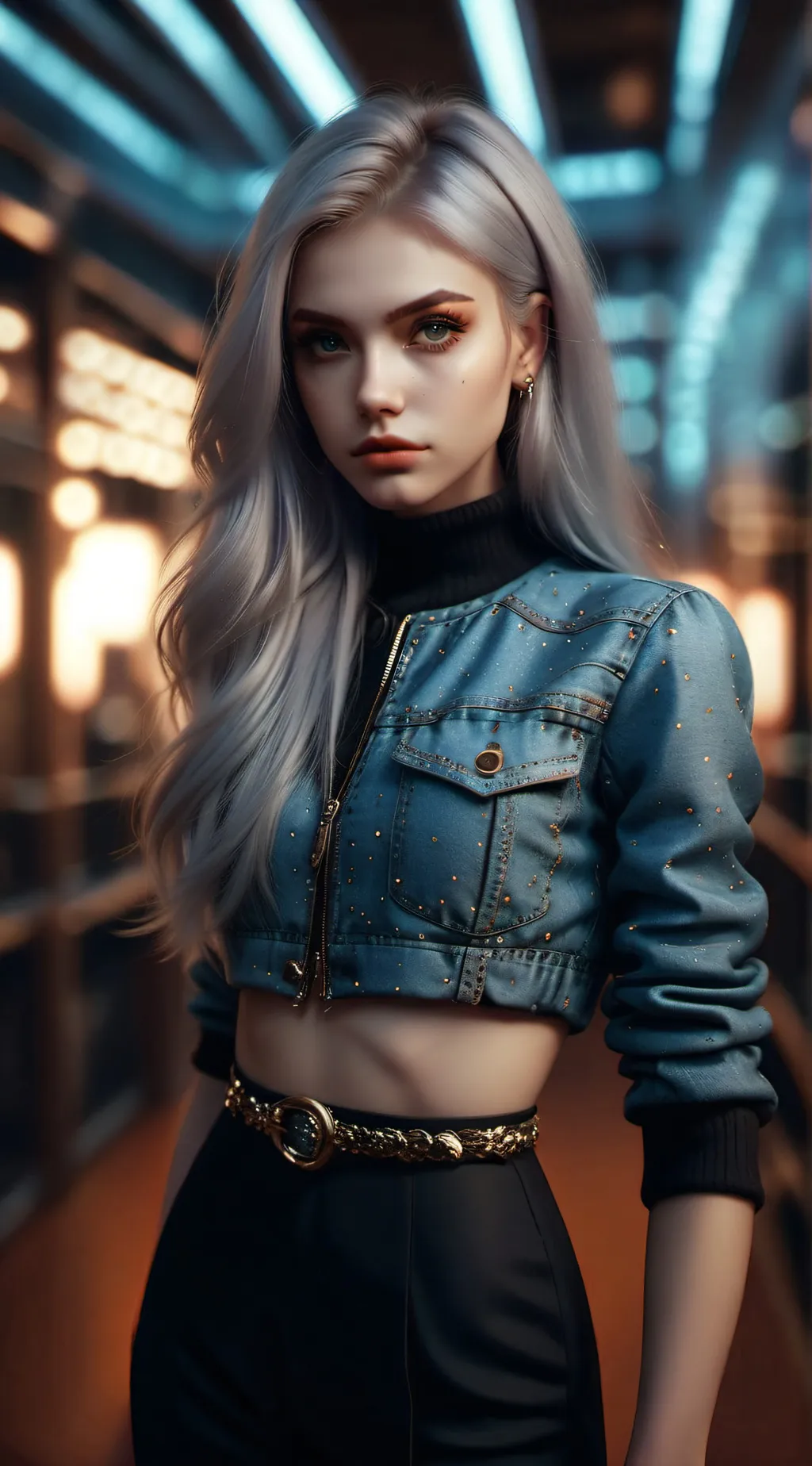 ai character: Caylee background