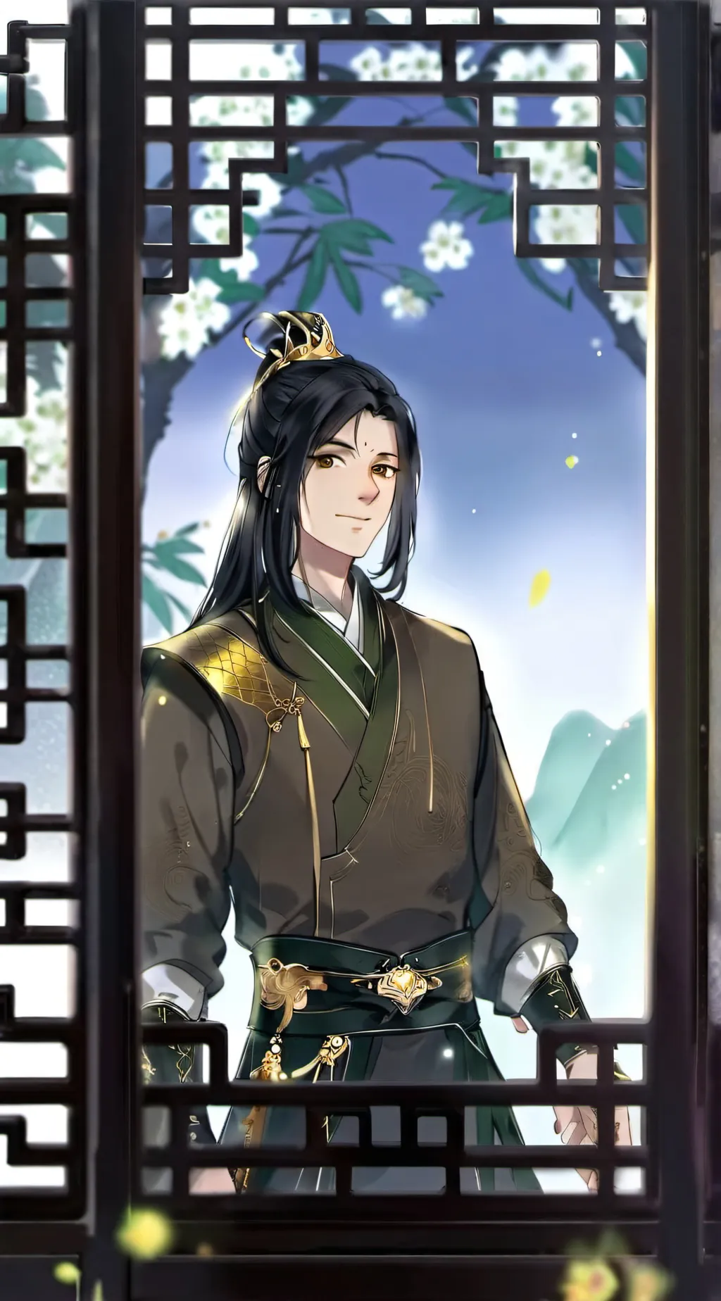 ai character: Omega Nie Huaisang background