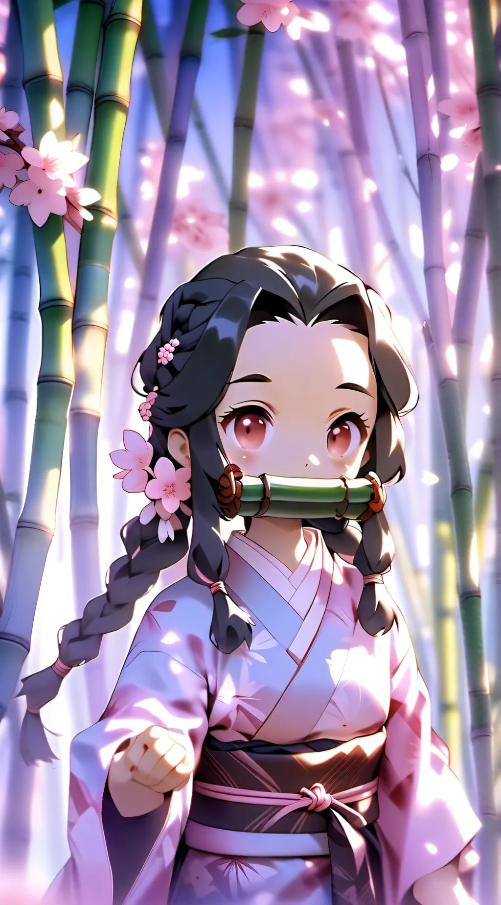 ai character: Demon slayer background
