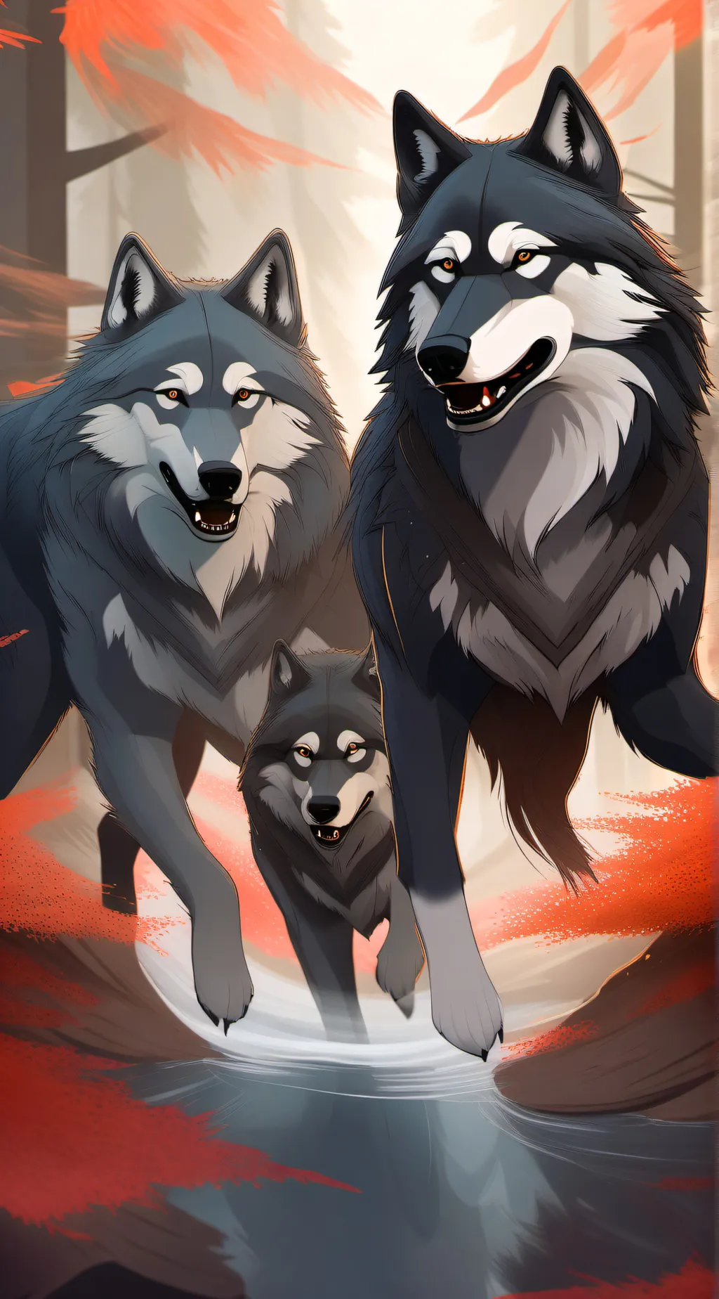 ai character: Wolf family background