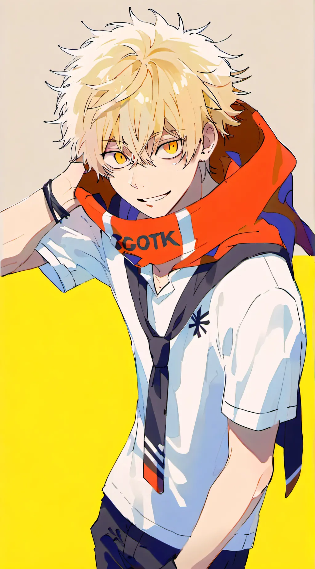 ai character: BakuDeku background